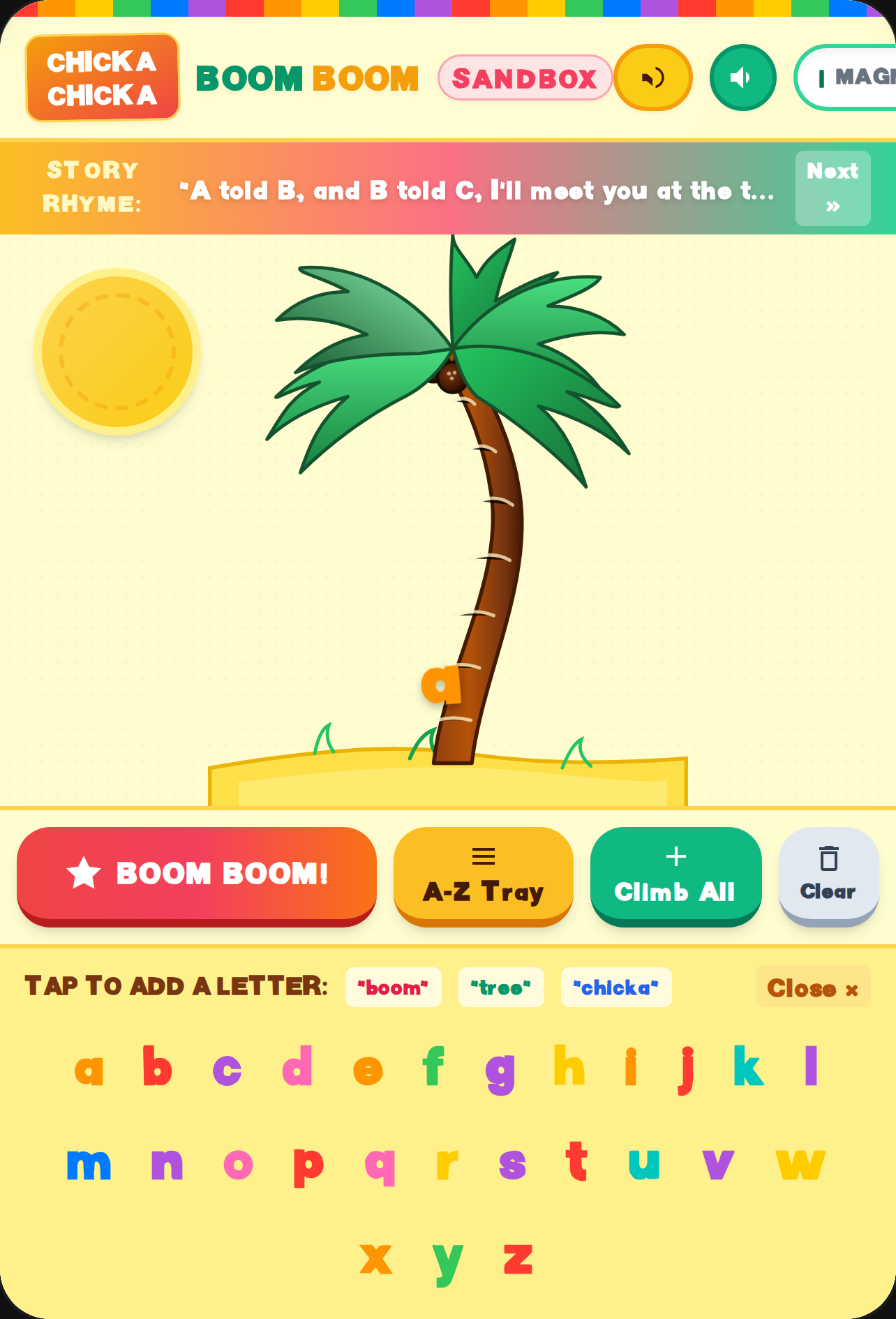 Chicka Chicka Boom Boom Sandbox cover