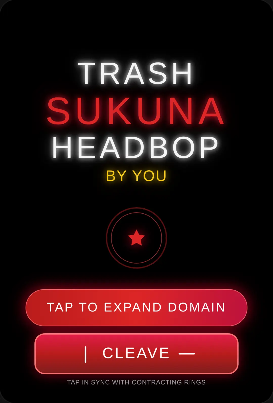 Sukuna Malevolent Headbop Challenge cover