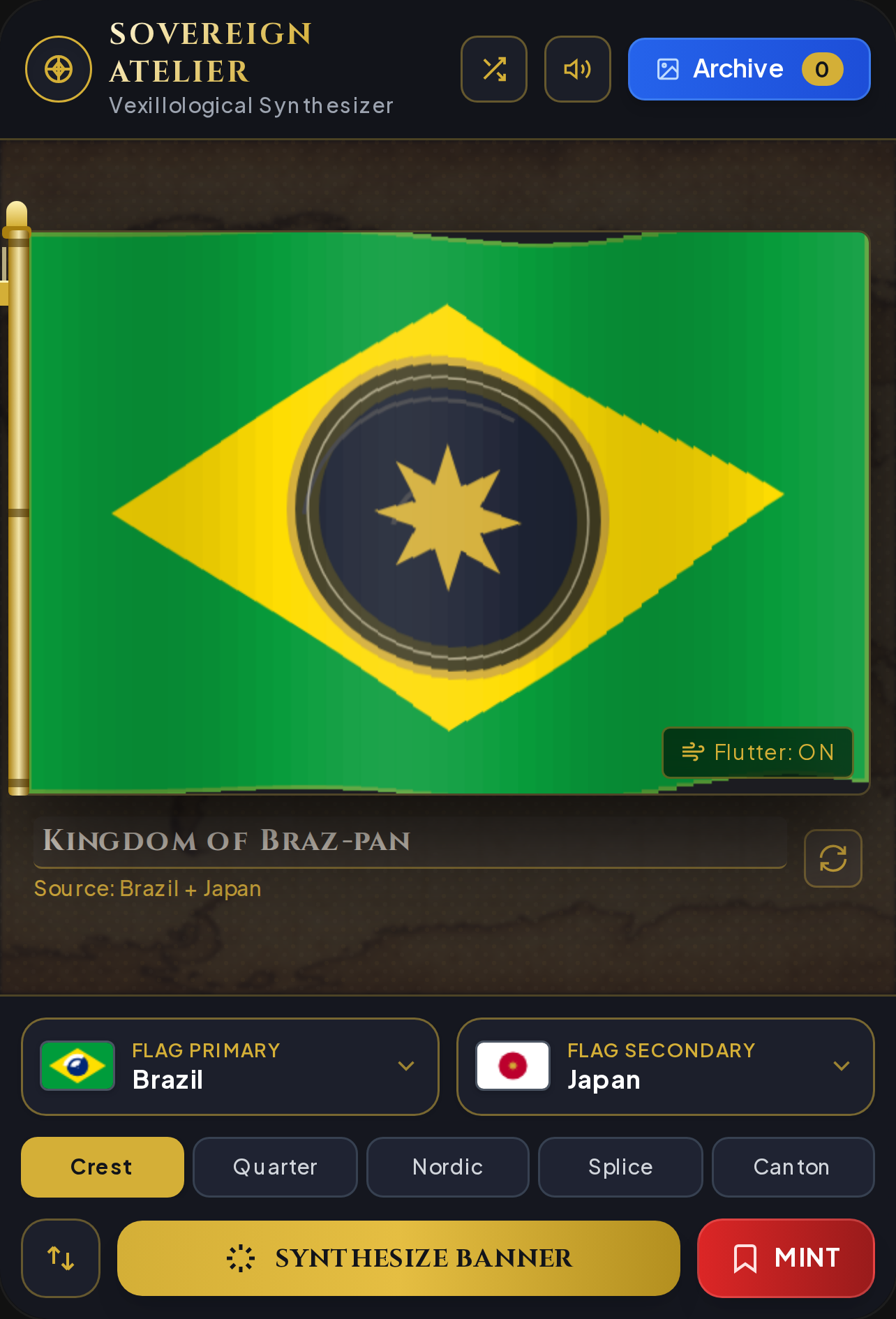 Sovereign Atelier — World Flag Combiner cover