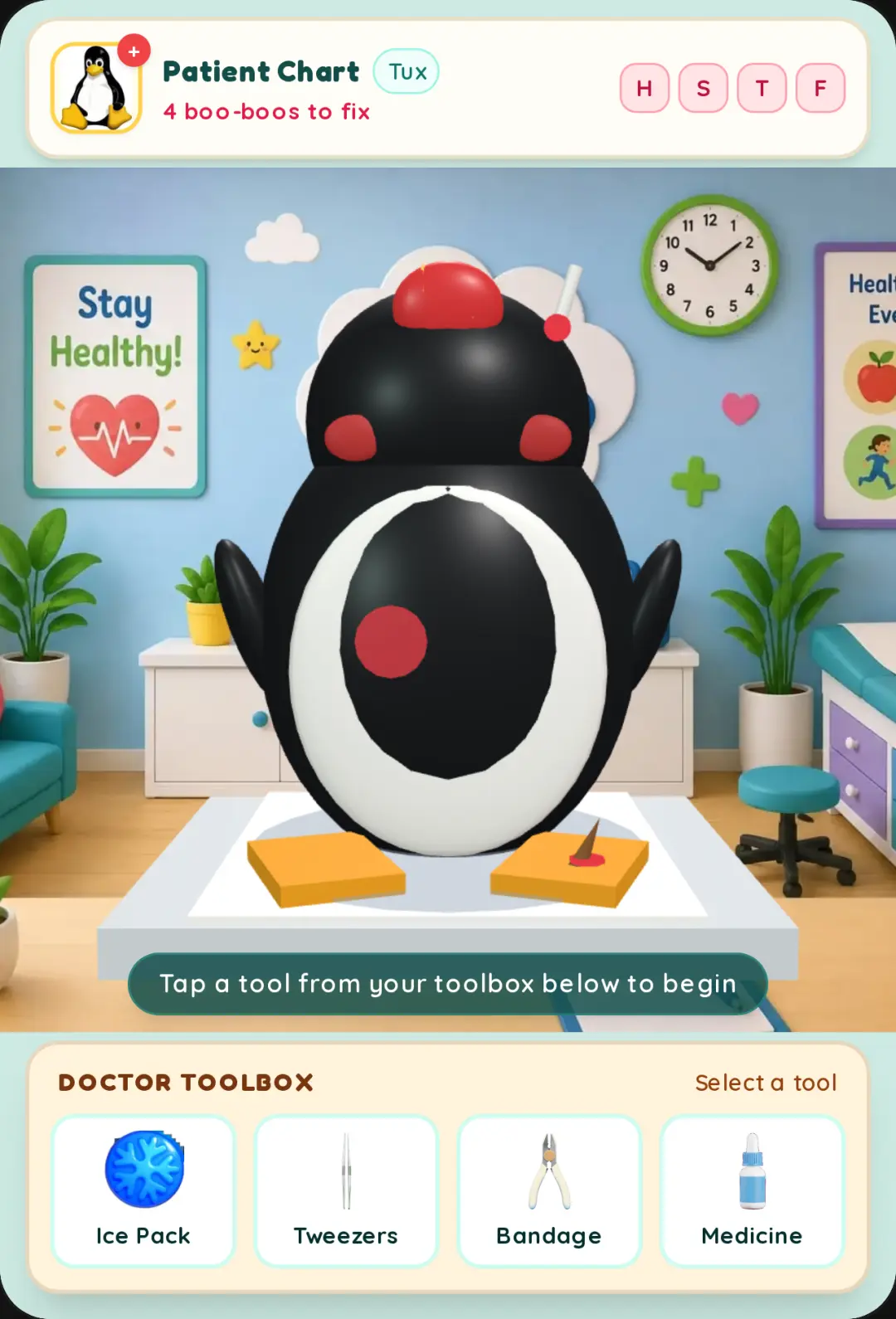 Doctor Tux: Clinic cover