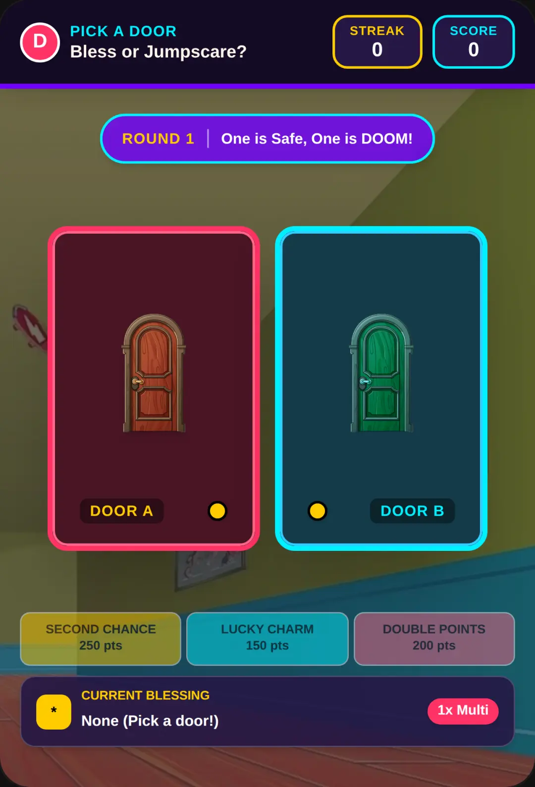 Pick a Door: Bless or Jumpscare! cover