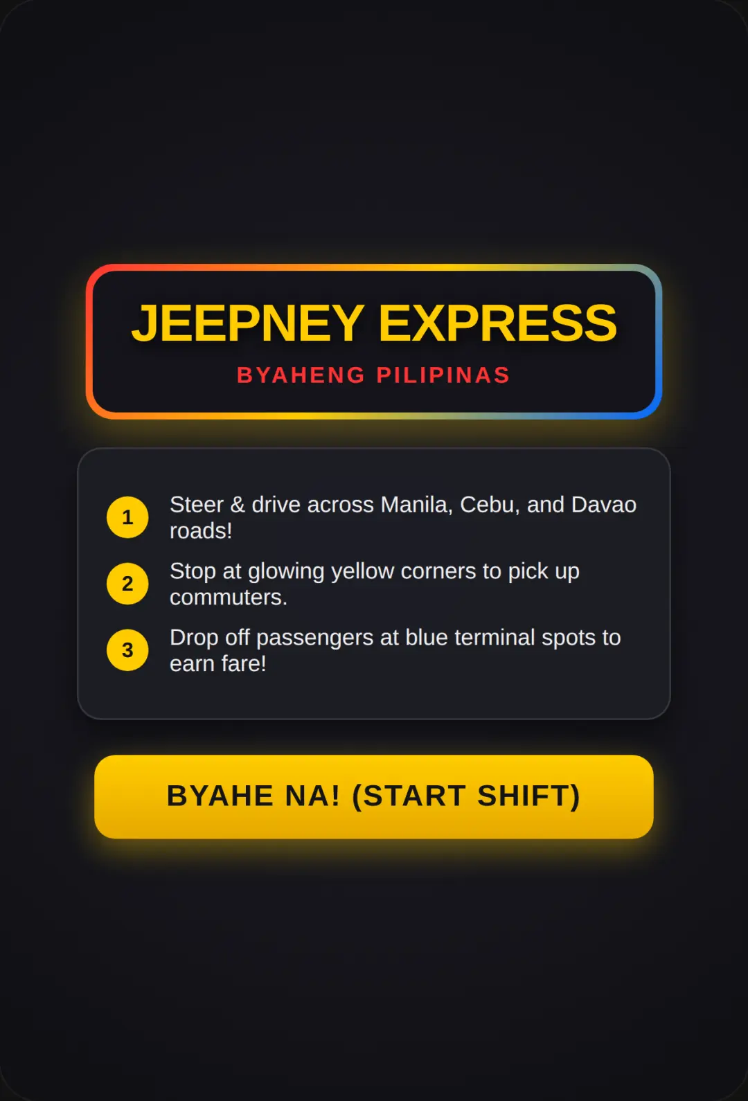 Philippines Jeepney Simulator cover