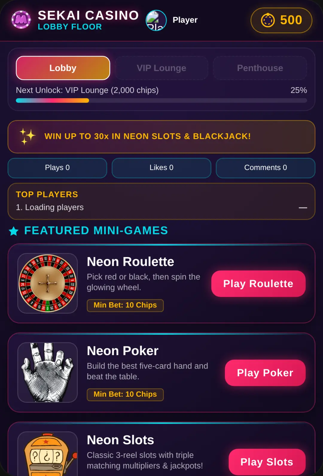 Sekai Casino - Roulette, Poker, Solts, Blackjack!! cover