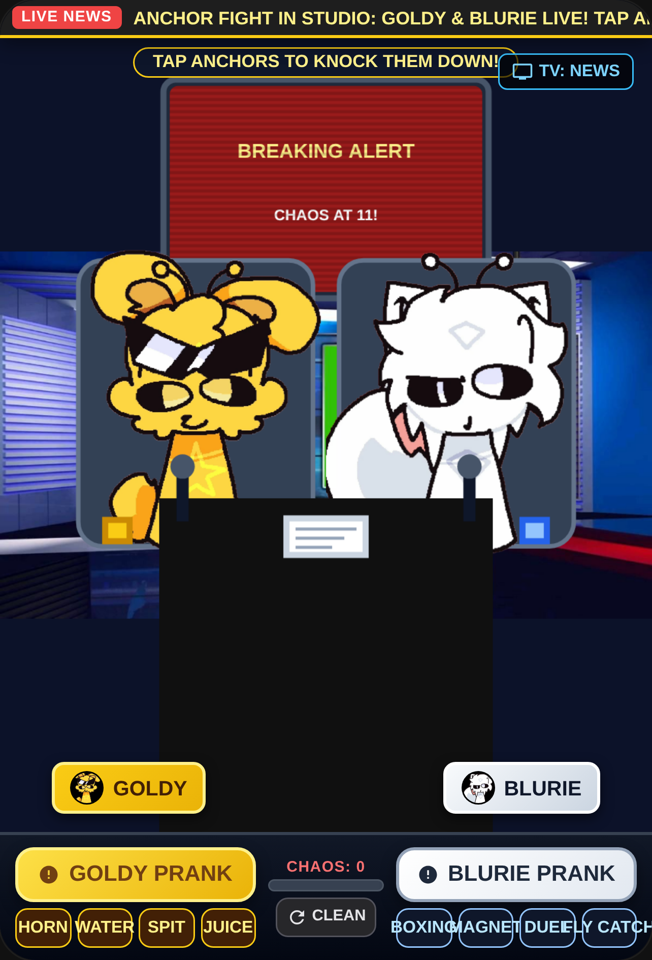 Goldy & Blurie News Chaos cover