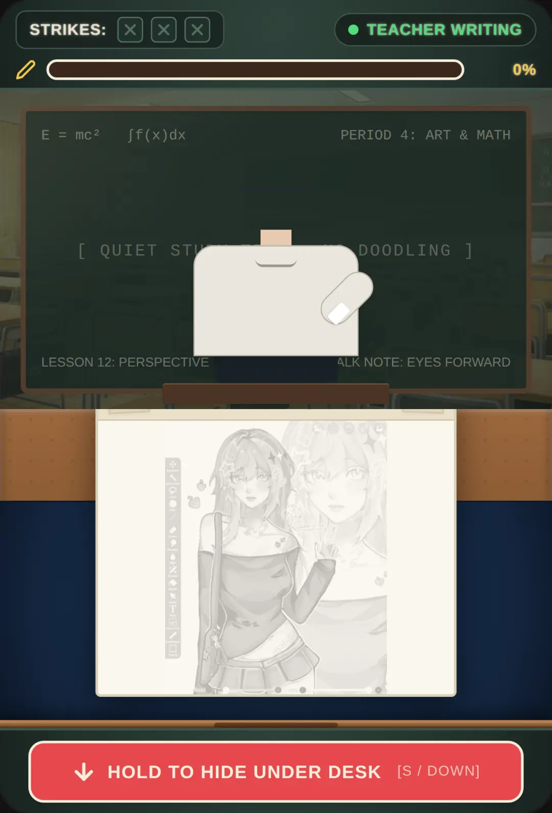 Classroom Sketch: Don't Get Caught! cover