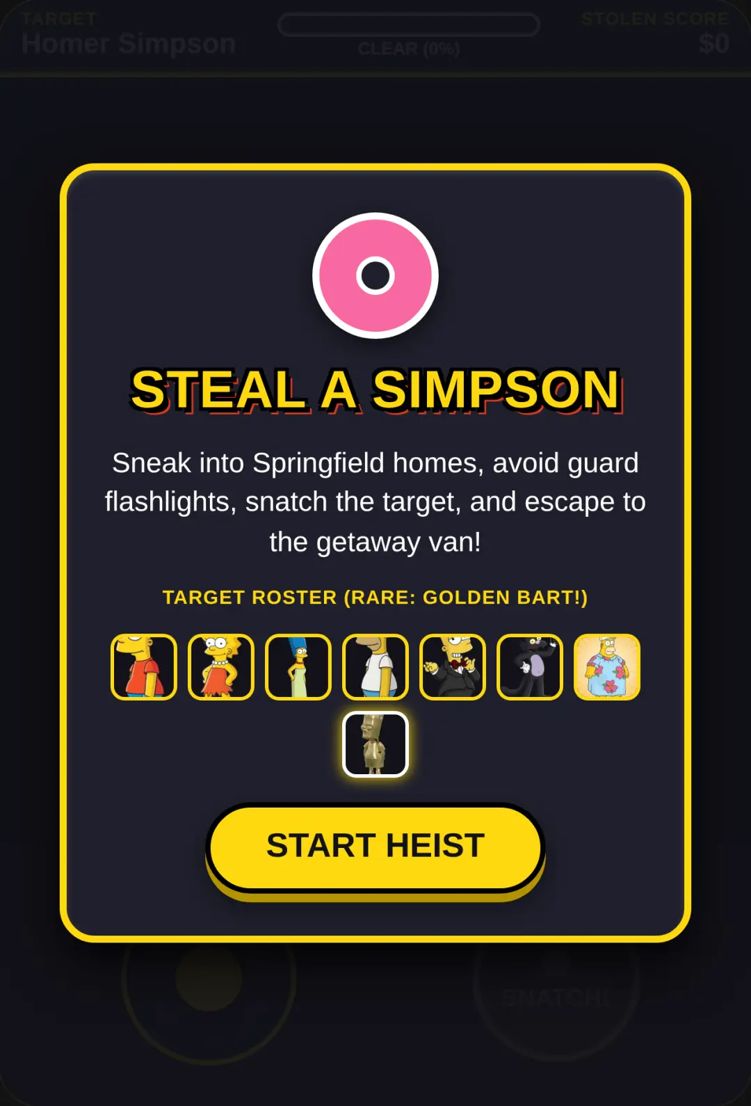 Steal a Simpson cover