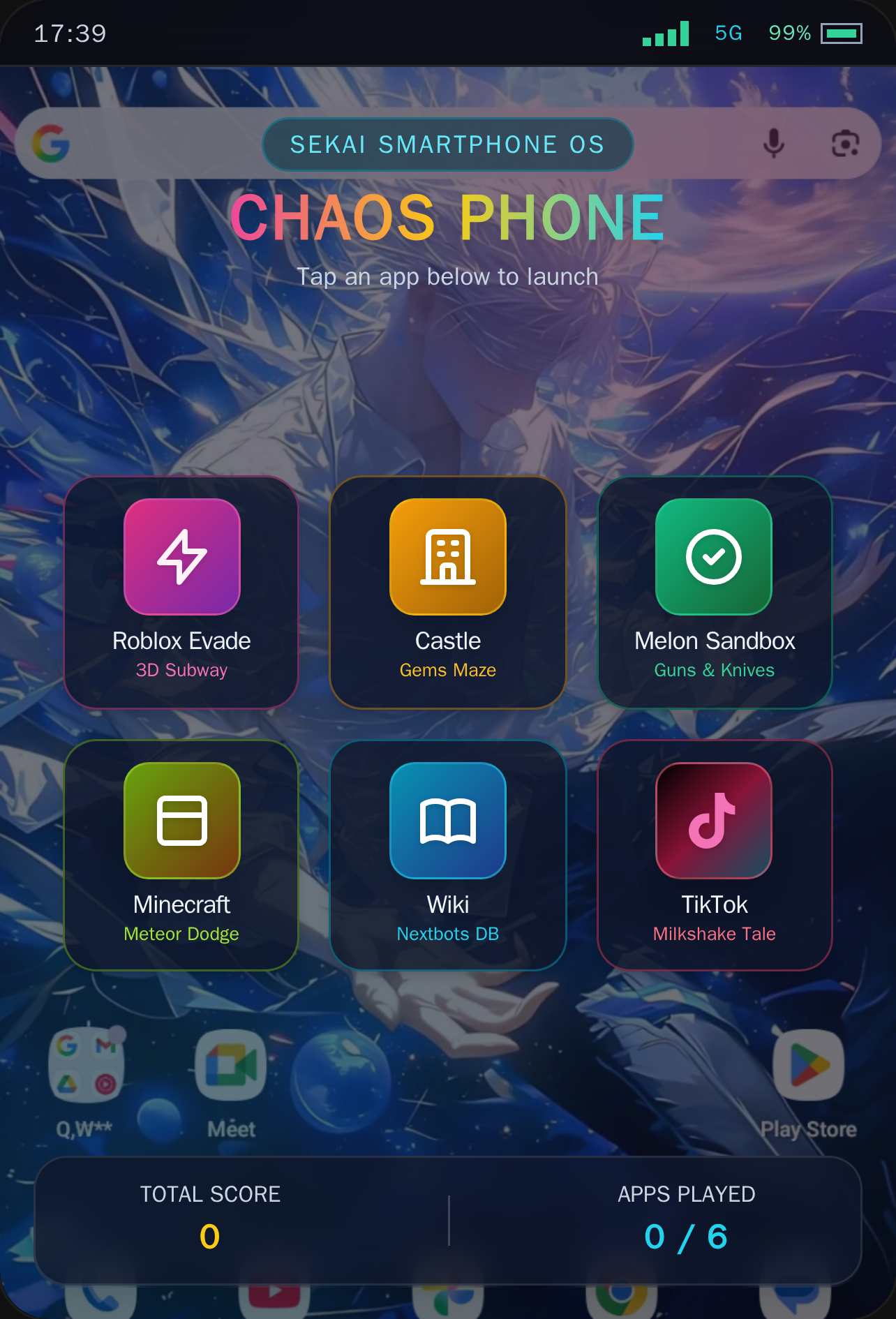MY PHONE OS: CHAOS SANDBOX cover