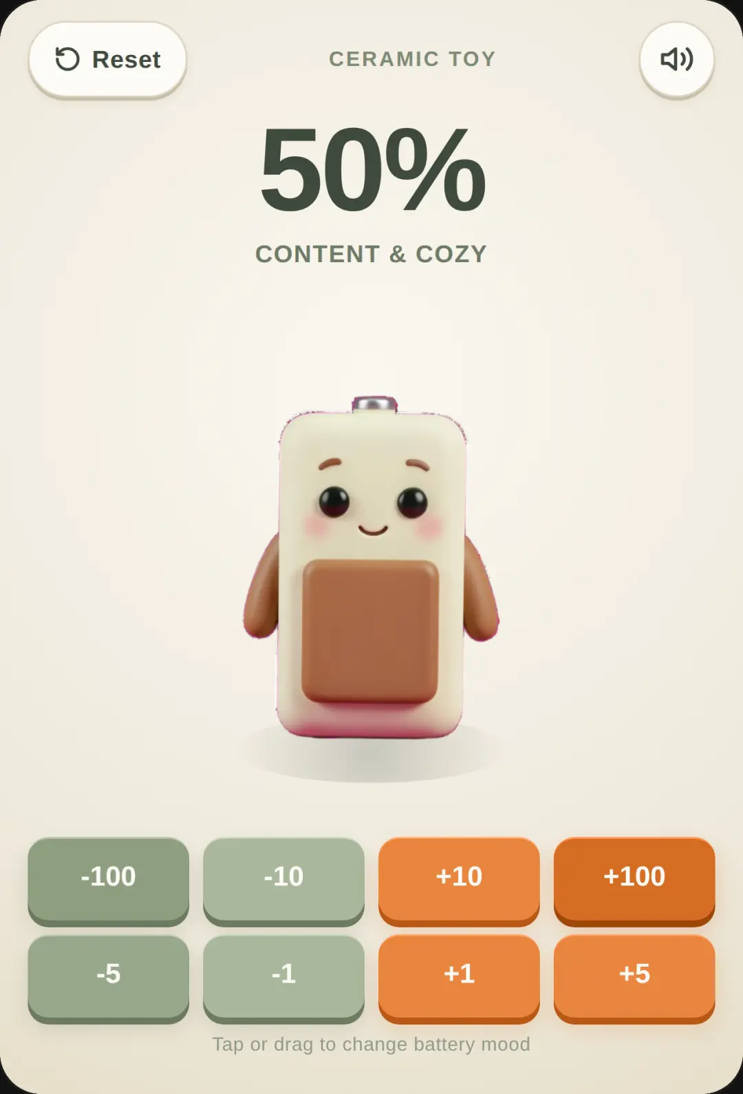 Ceramic Battery cover