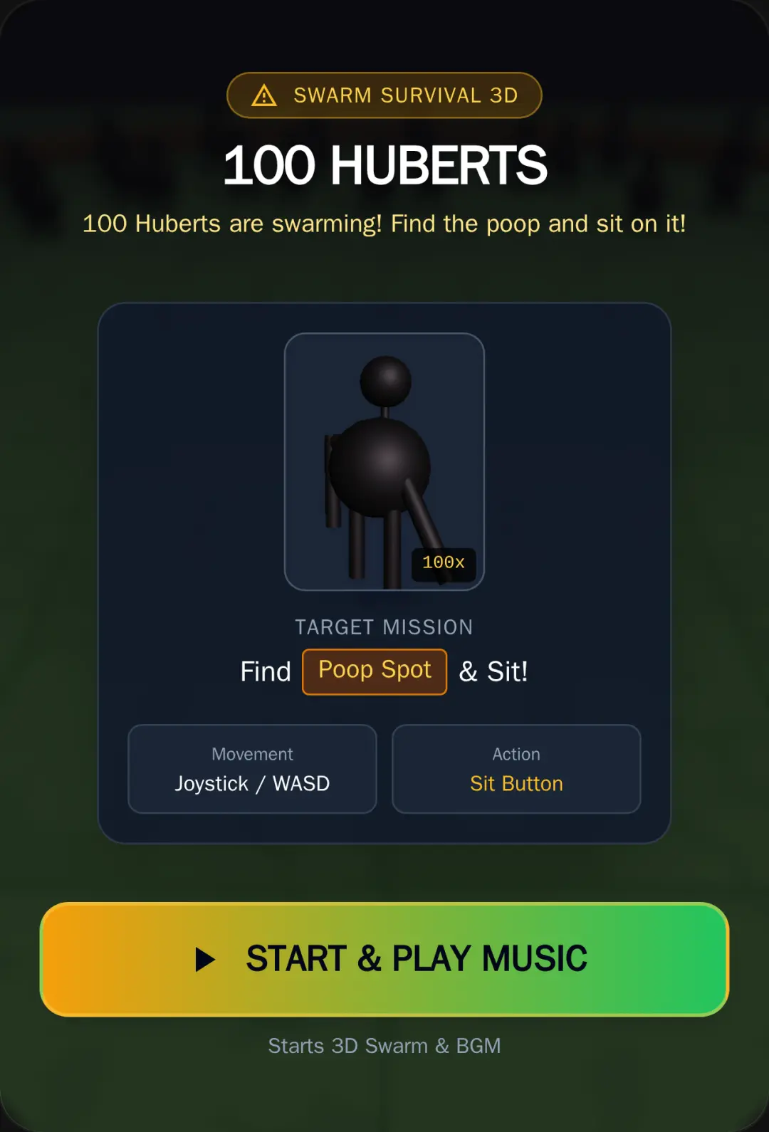 100 Huberts: Poop Sit Run cover