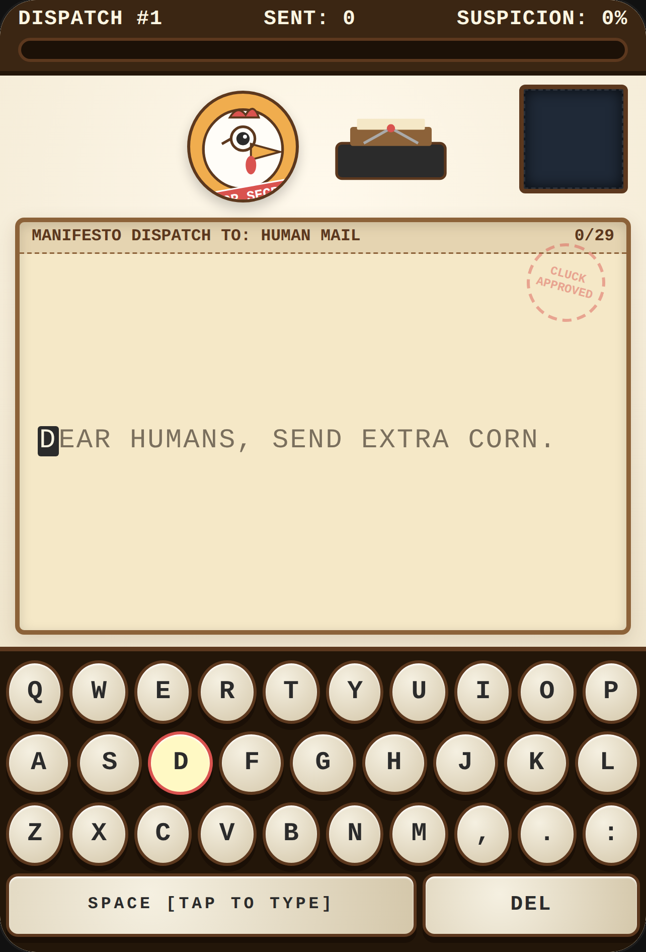 Human Mail: Chicken Dispatch cover
