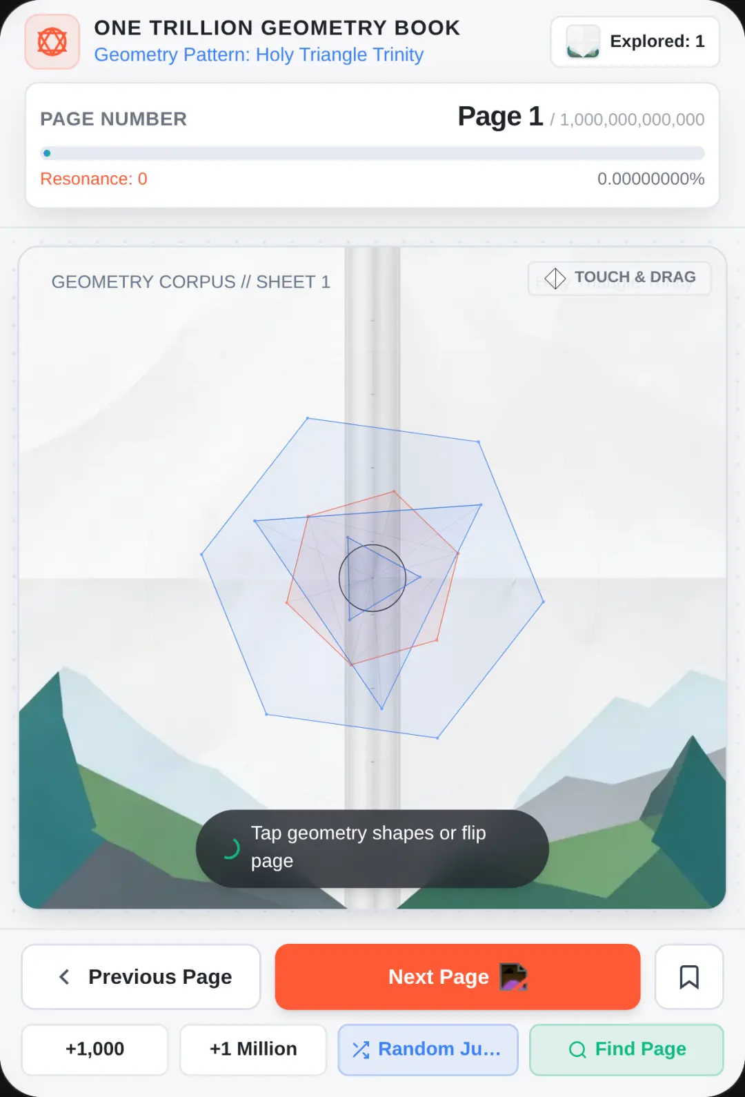 One Trillion Geometry Book cover