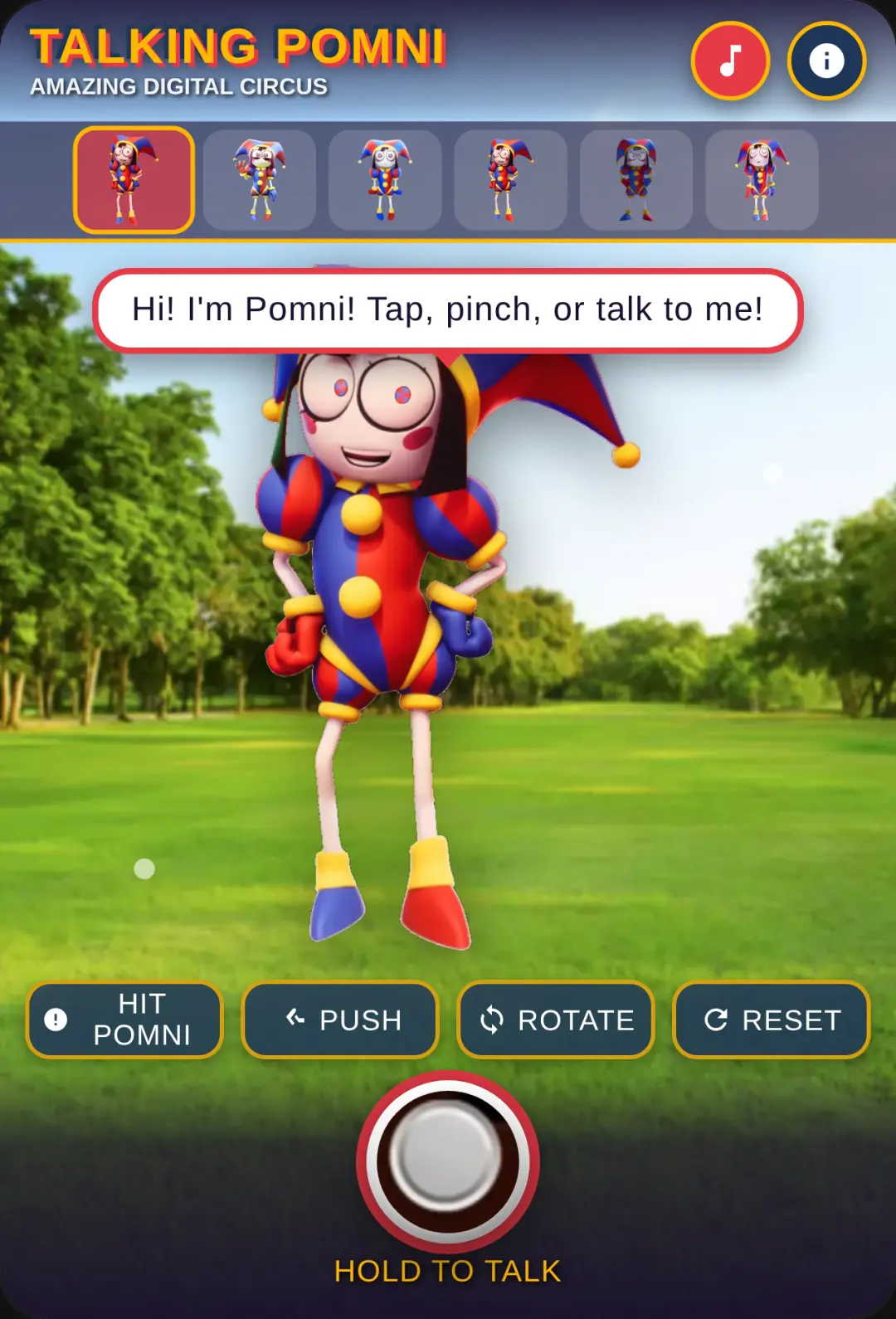 Talking Pomni cover