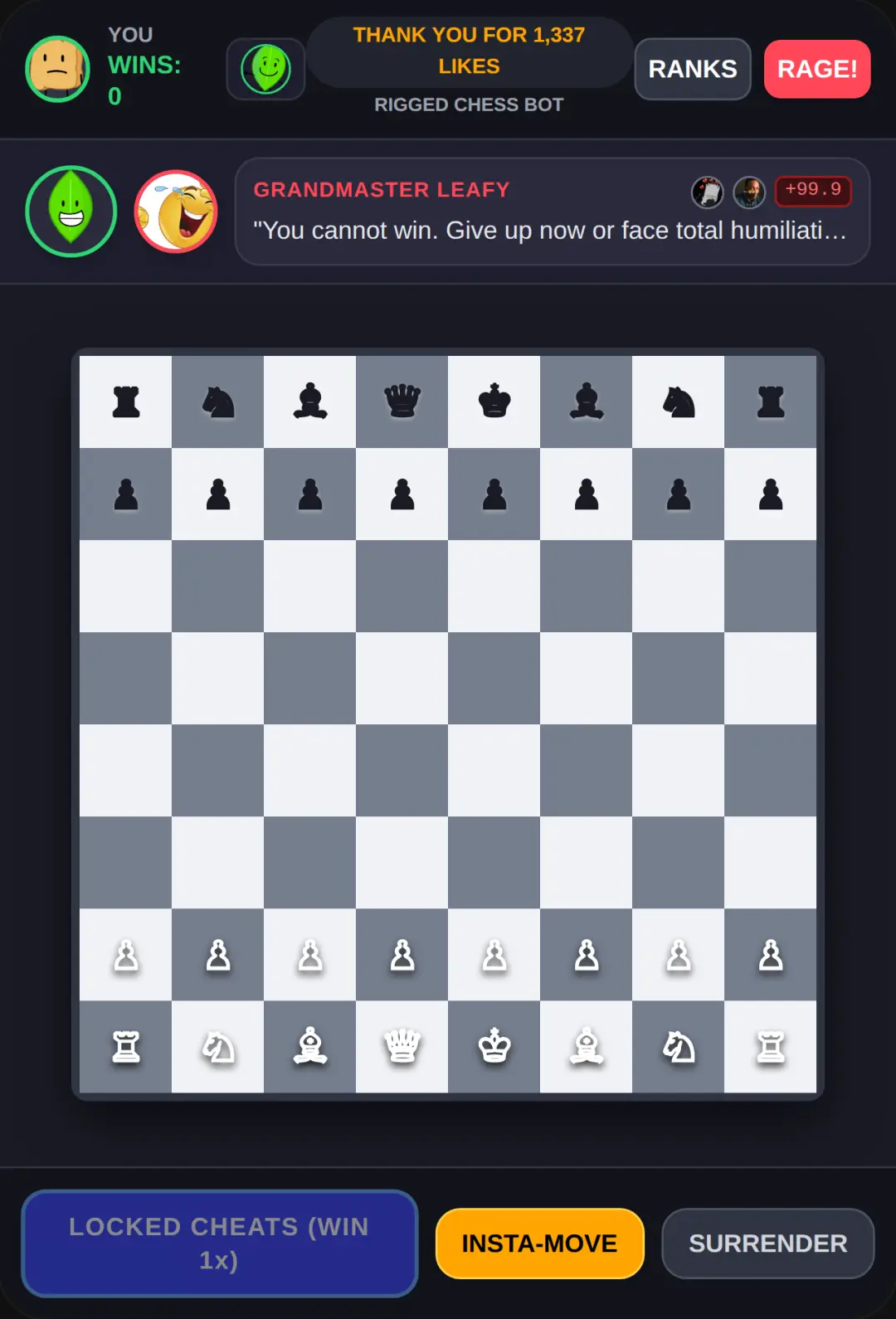 Ragebait Chess: Impossible Bot cover