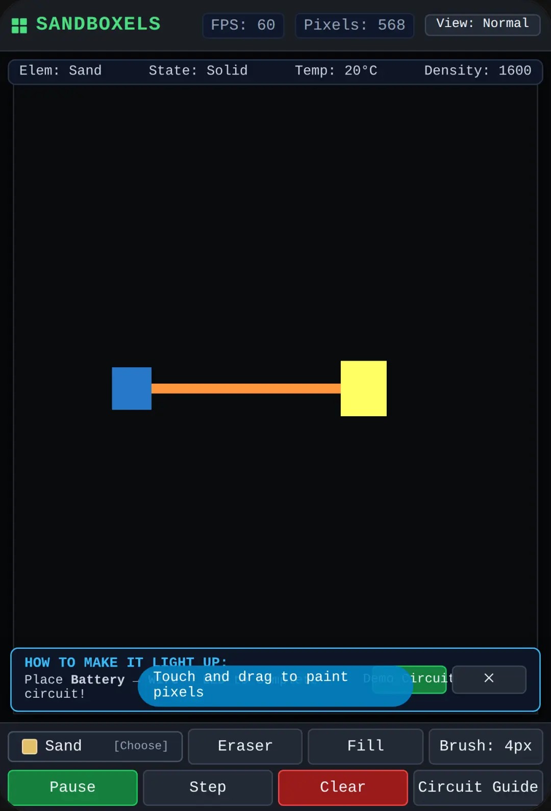 Sandboxels - Cellular Automata Physics Engine cover