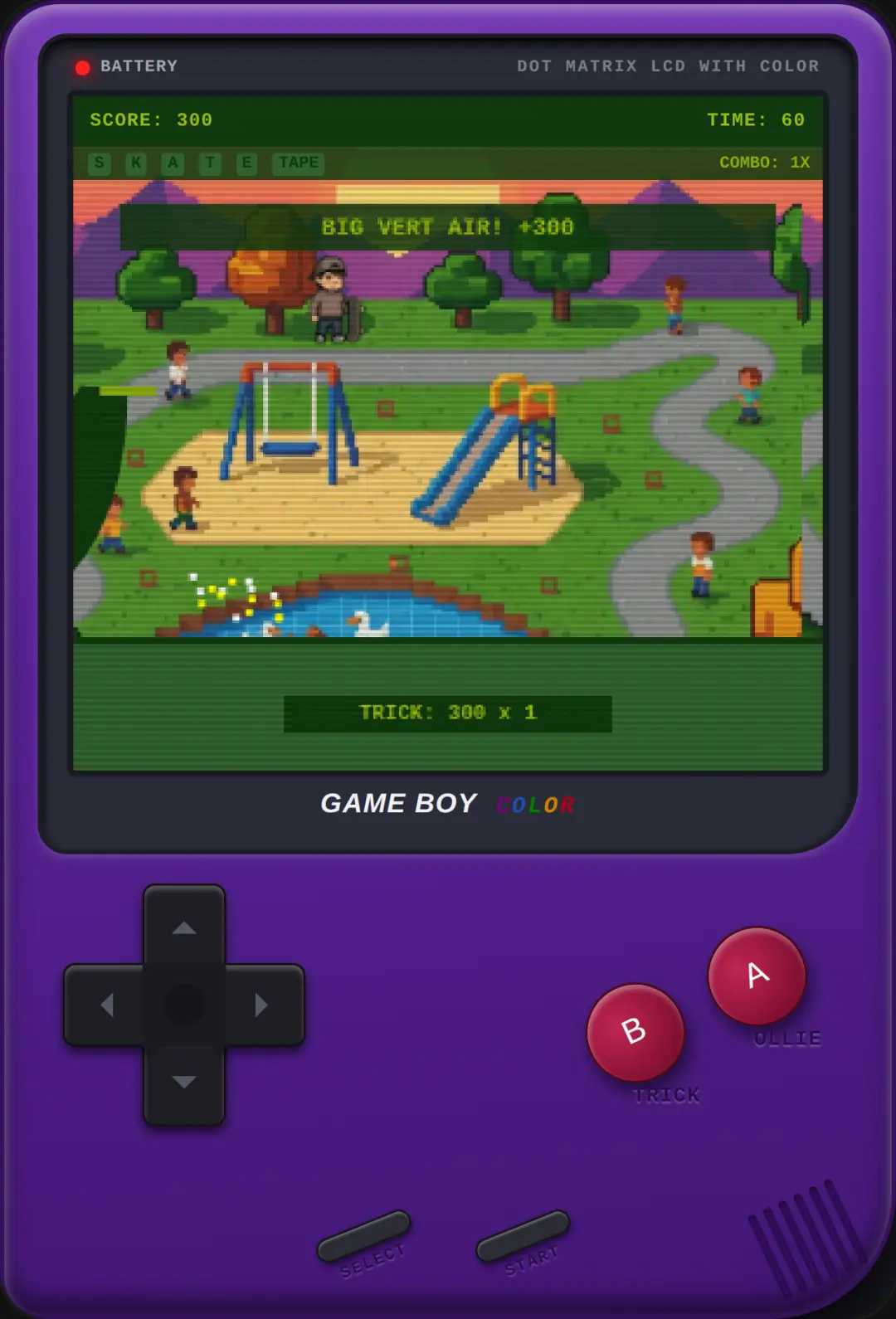 Tony Hawk GBC Skate - Sekai Handheld Edition cover