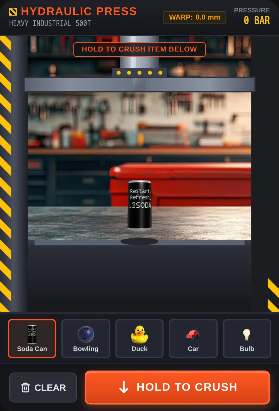 Hydraulic Press Simulator cover