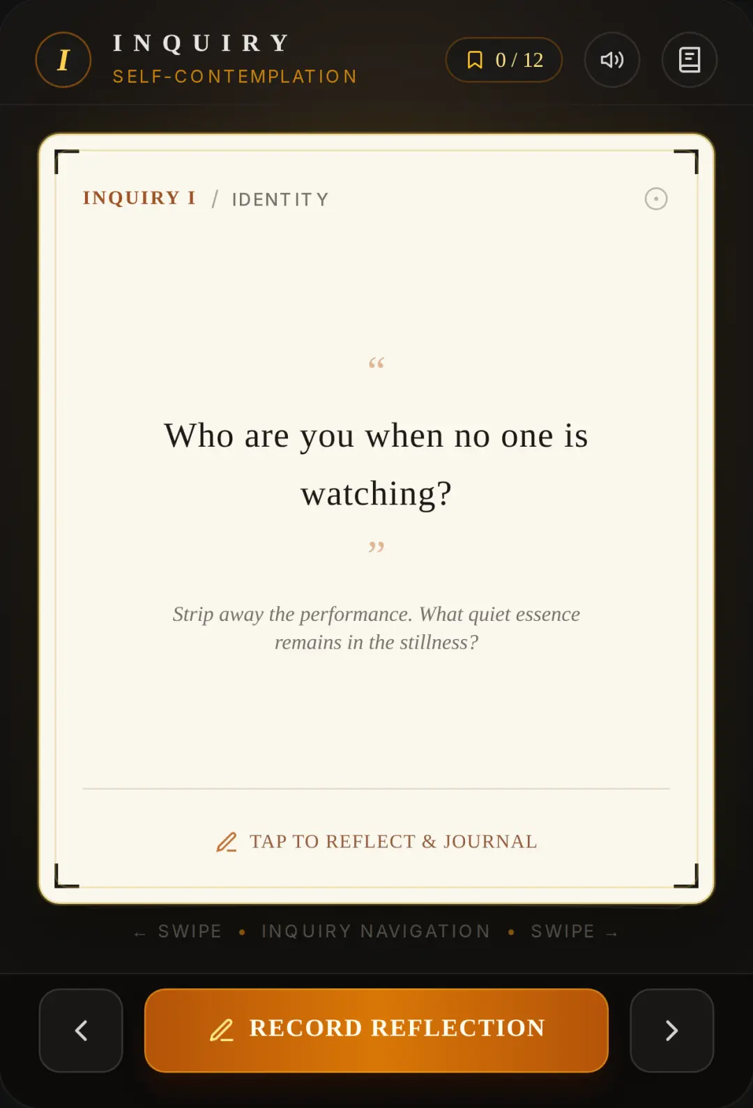 I — Daily Introspection & Self-Inquiry cover
