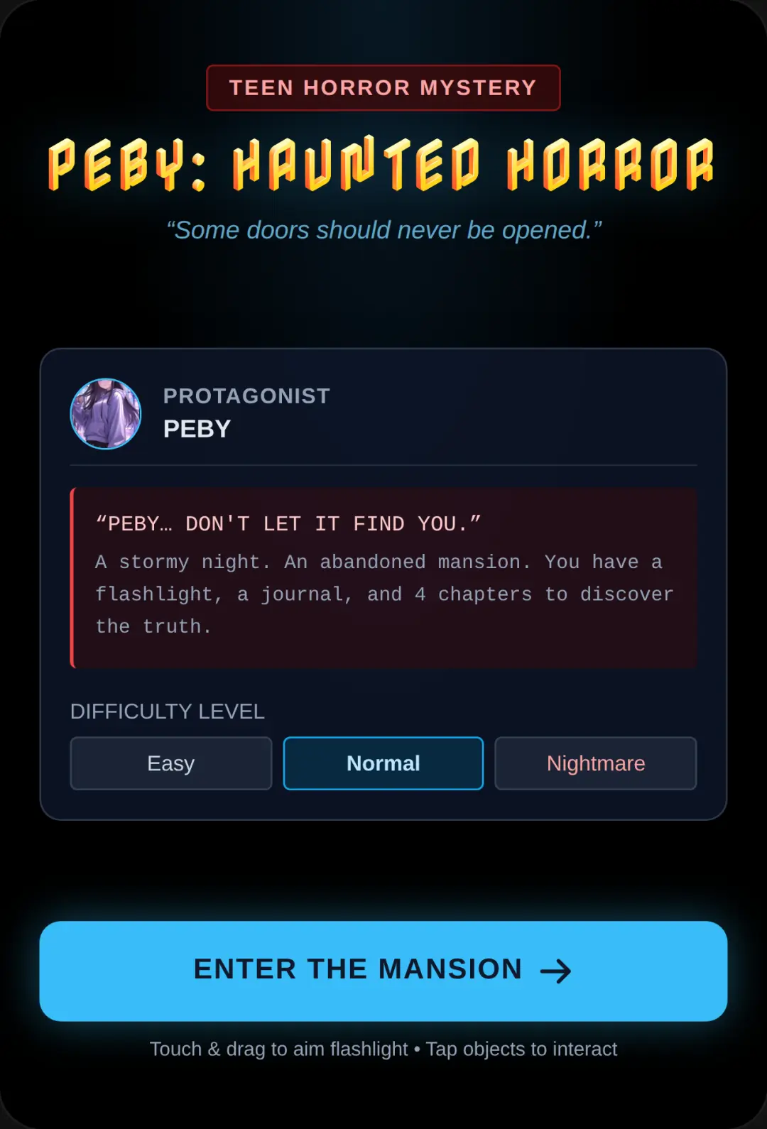 PEBY: HAUNTED HORROR cover