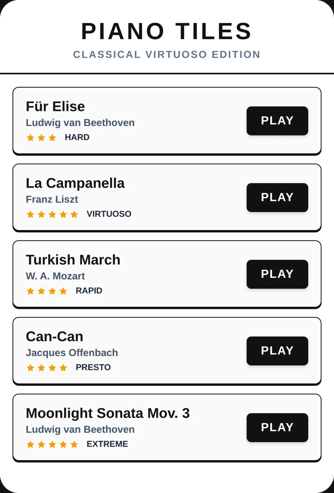 Piano Tiles - Classical Virtuoso cover