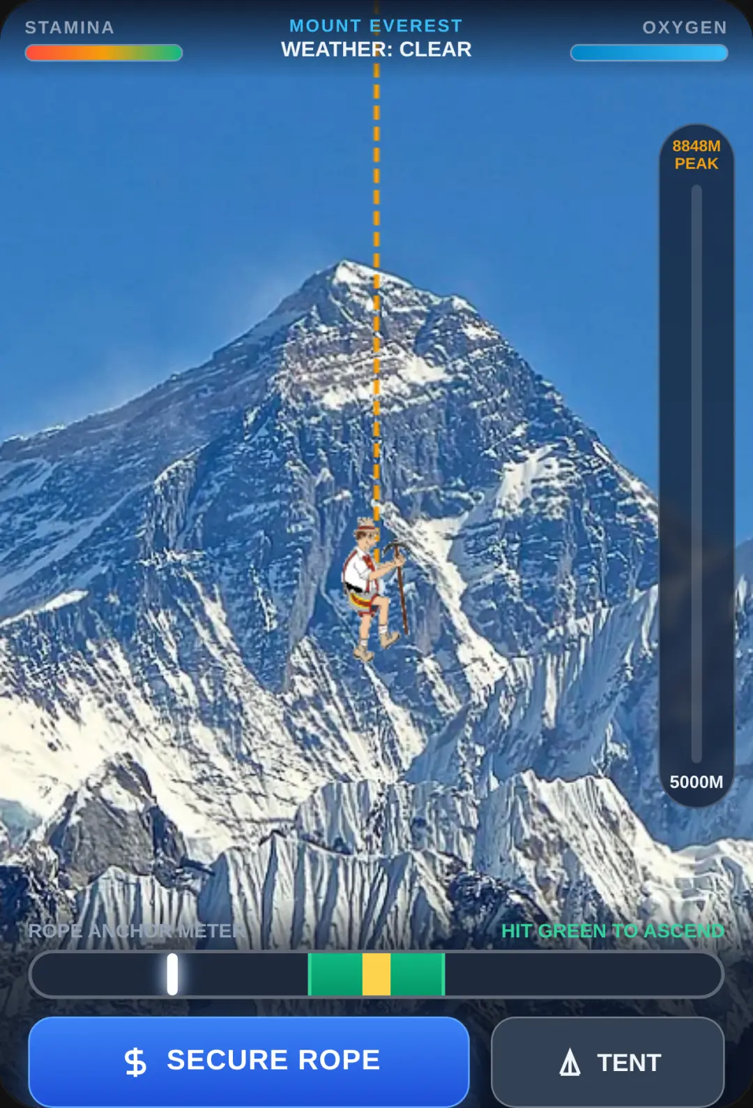 Everest climber cover