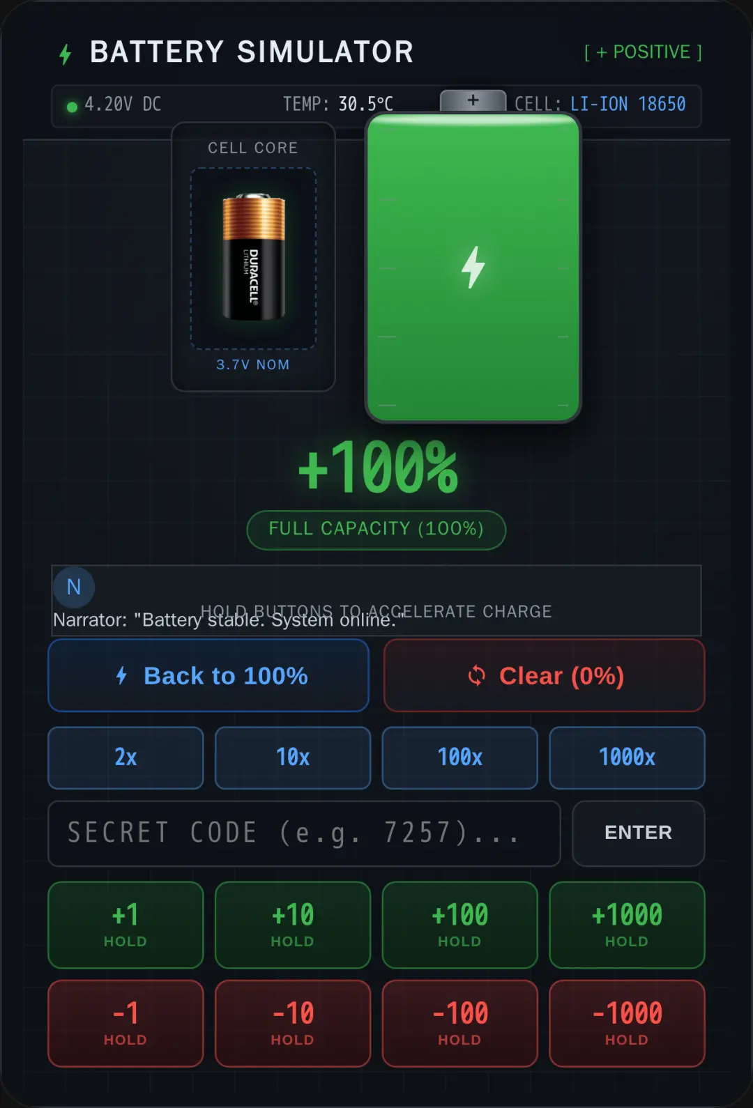 Battery Simulator cover