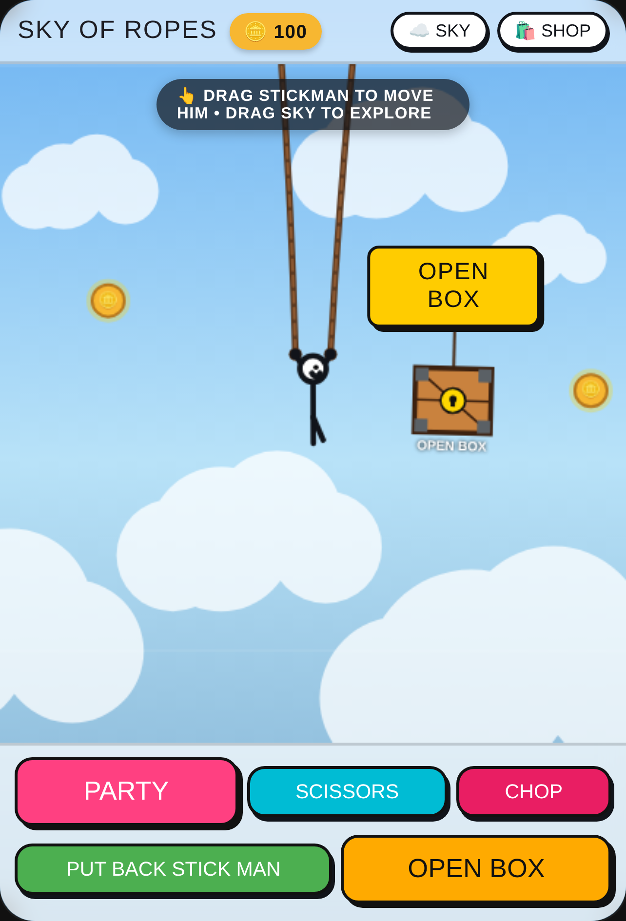 Stickman on Ropes in the Sky cover