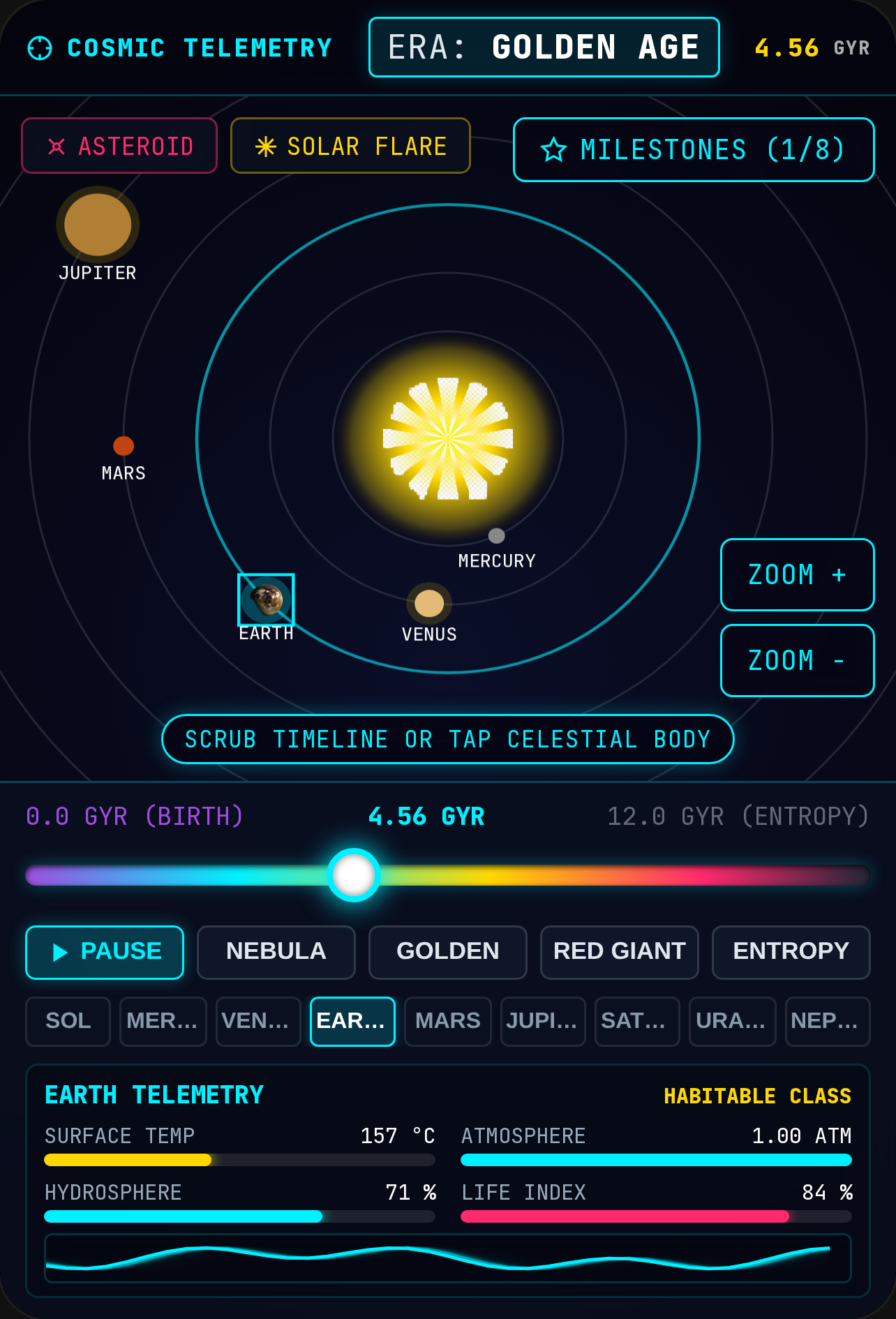 Cosmic Timeline — Solar System Evolution cover