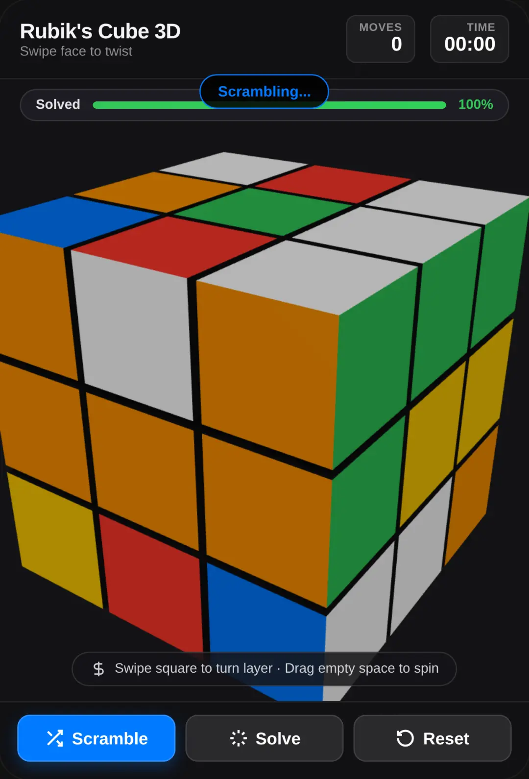 Rubik's Cube 3D Solver cover