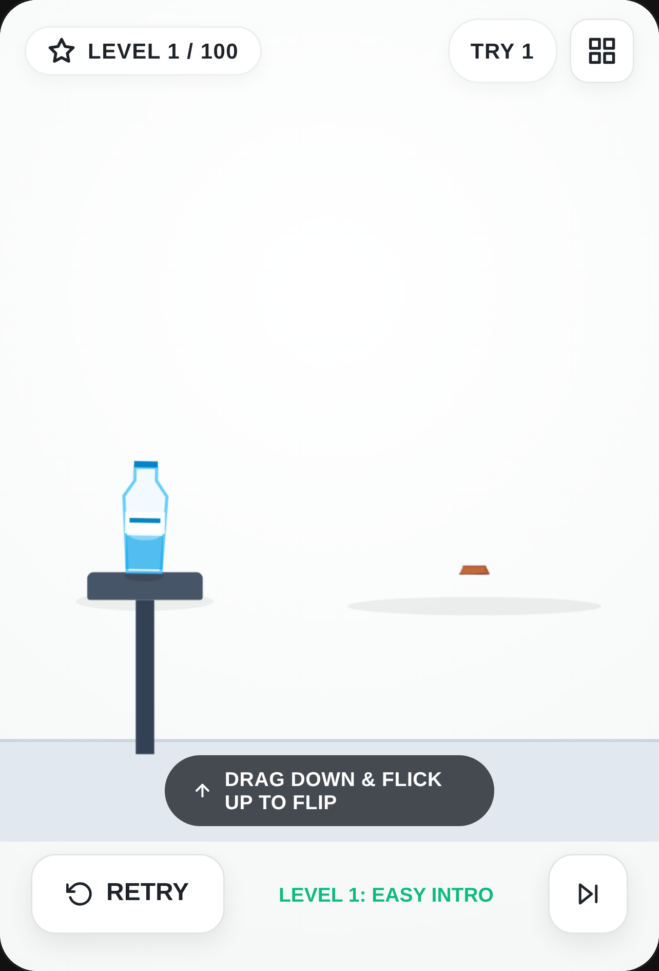 Bottle Flip 100 level cover