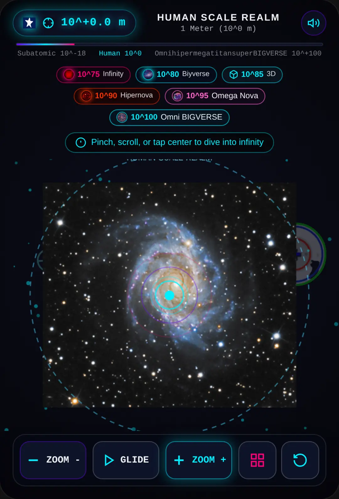 Infinity Size — Cosmic Zoom cover