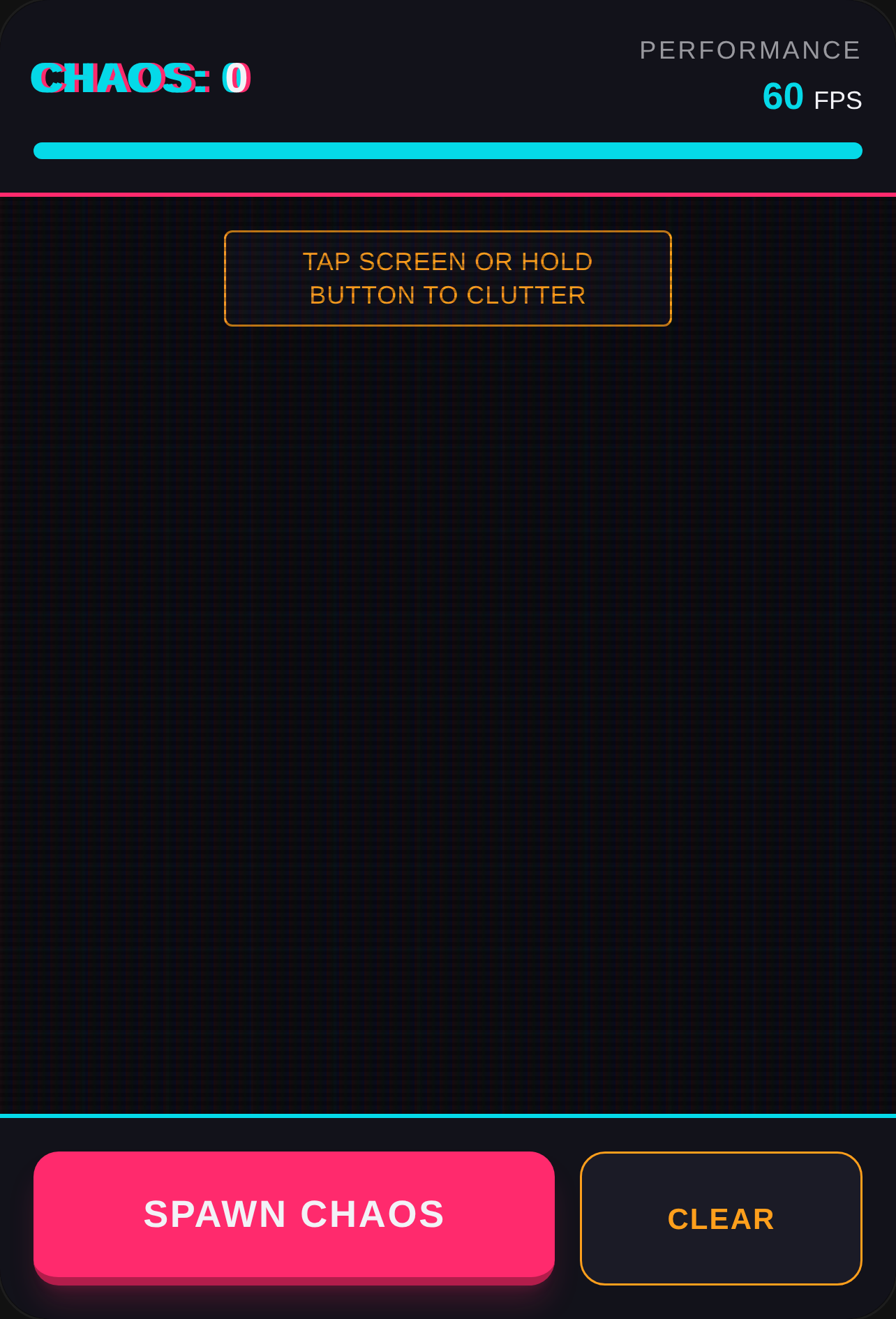 Clutter Simulator. it will lag cover