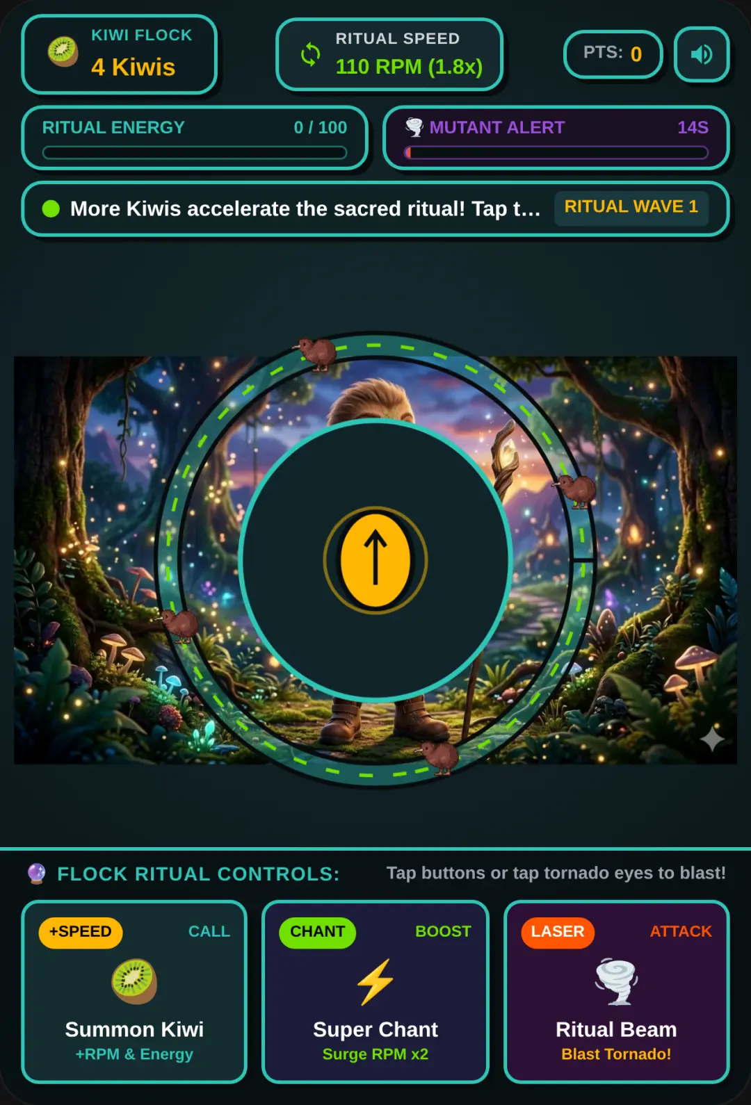 Kiwi Birds Ritual & Mutant Tornado cover