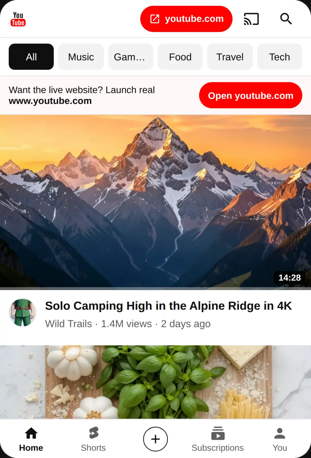 Fake youtube vs real youtube cover
