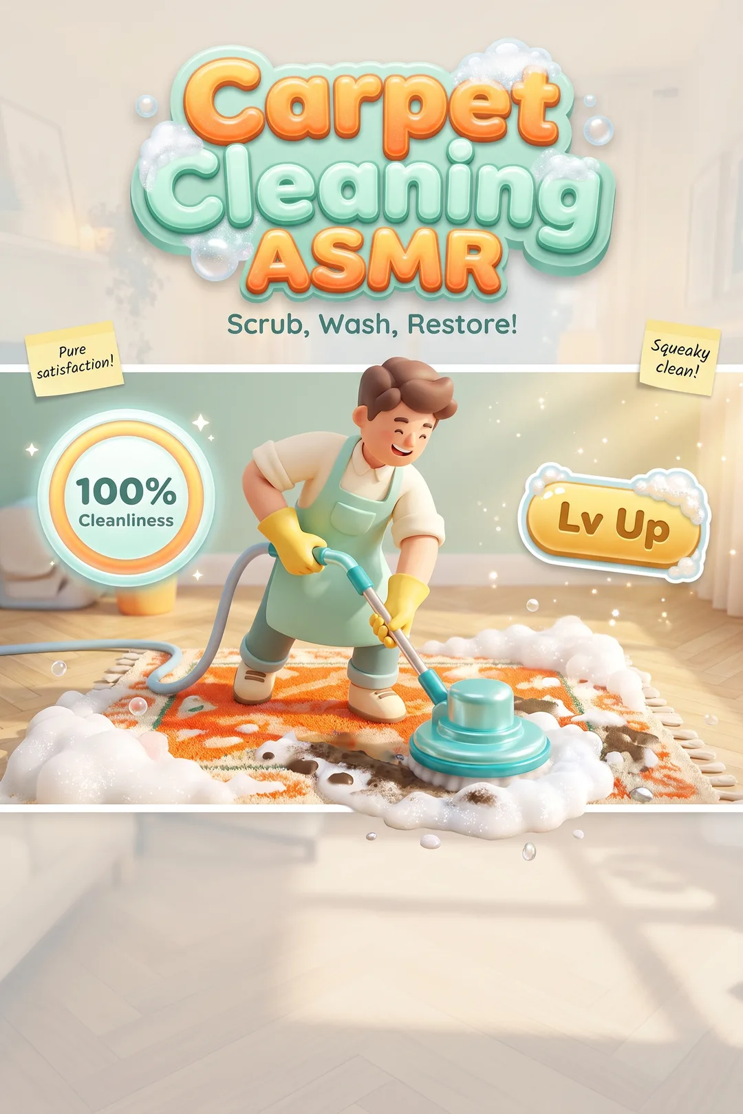 Carpet Cleaning ASMR