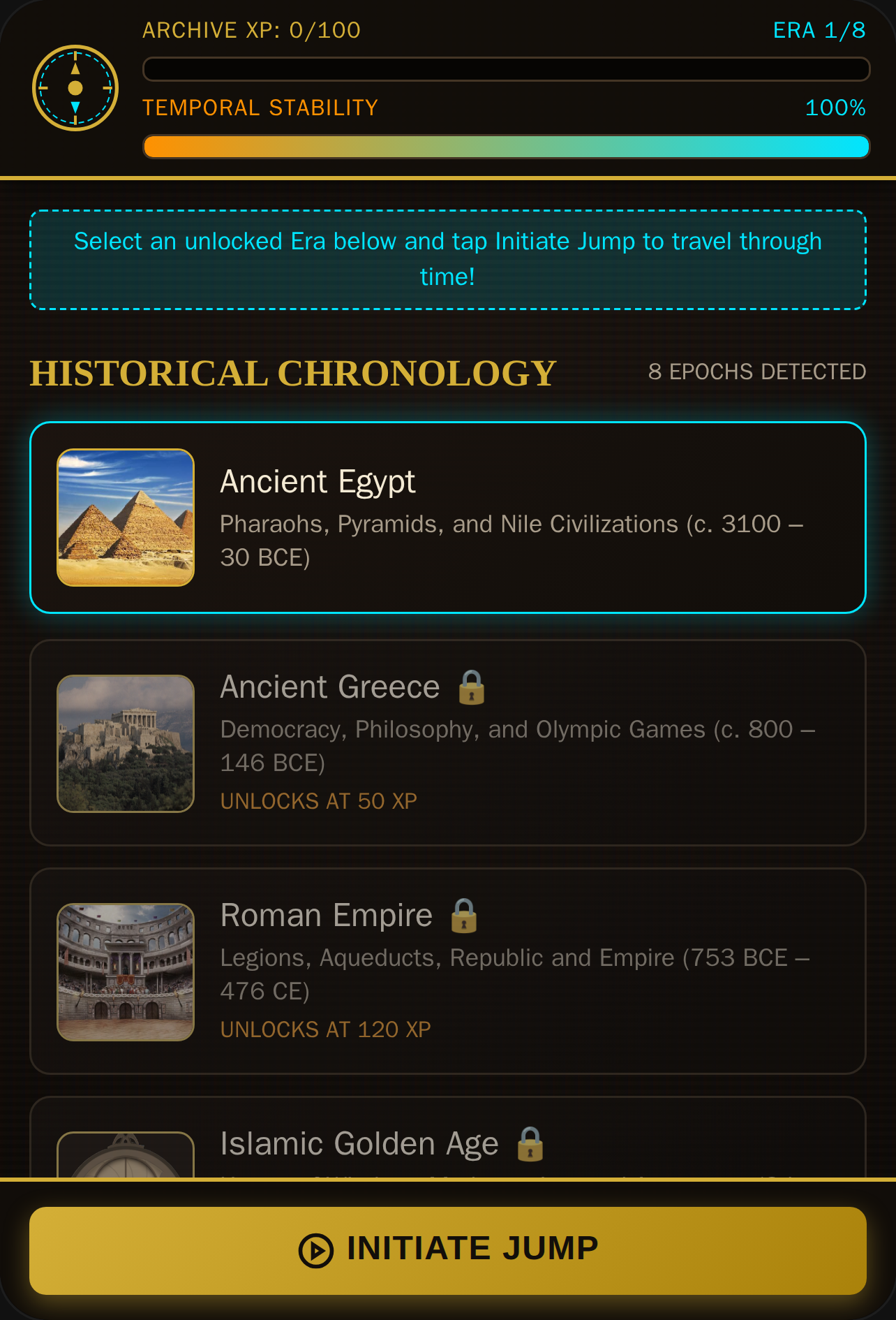 Time Traveler: Historical AI Missions cover