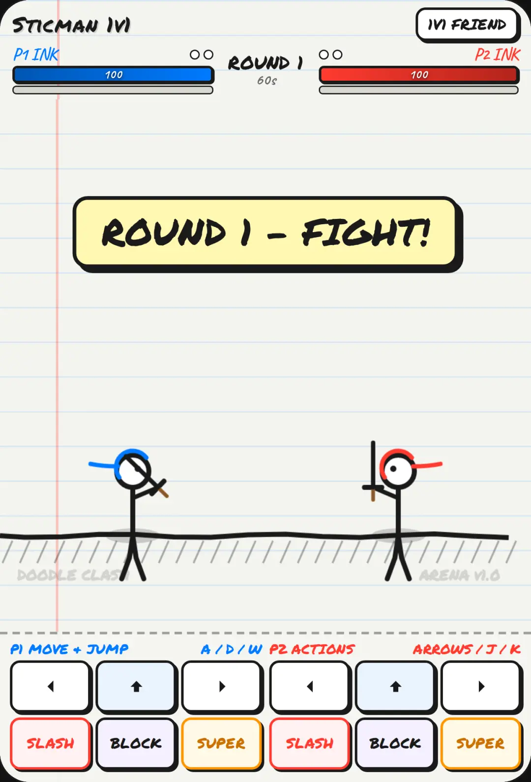 Sticman 1v1 cover