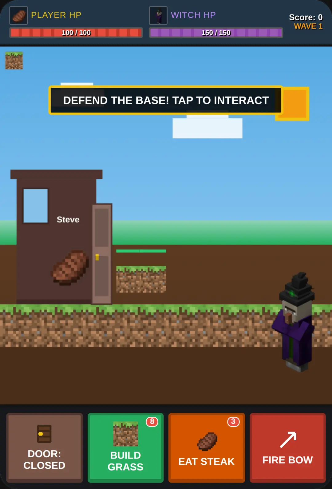 Minecraft Overworld Witch Defense cover