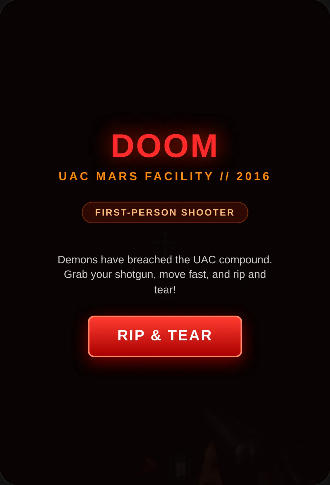 DOOM 2016 cover