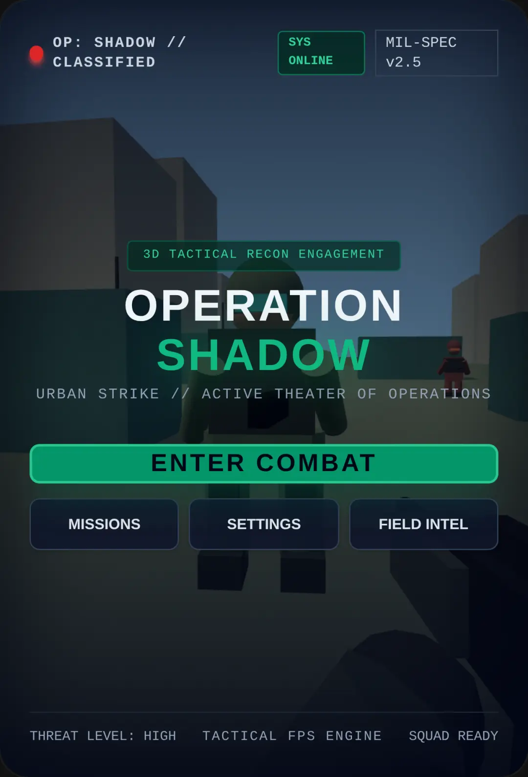 Operation Shadow: Urban Strike cover