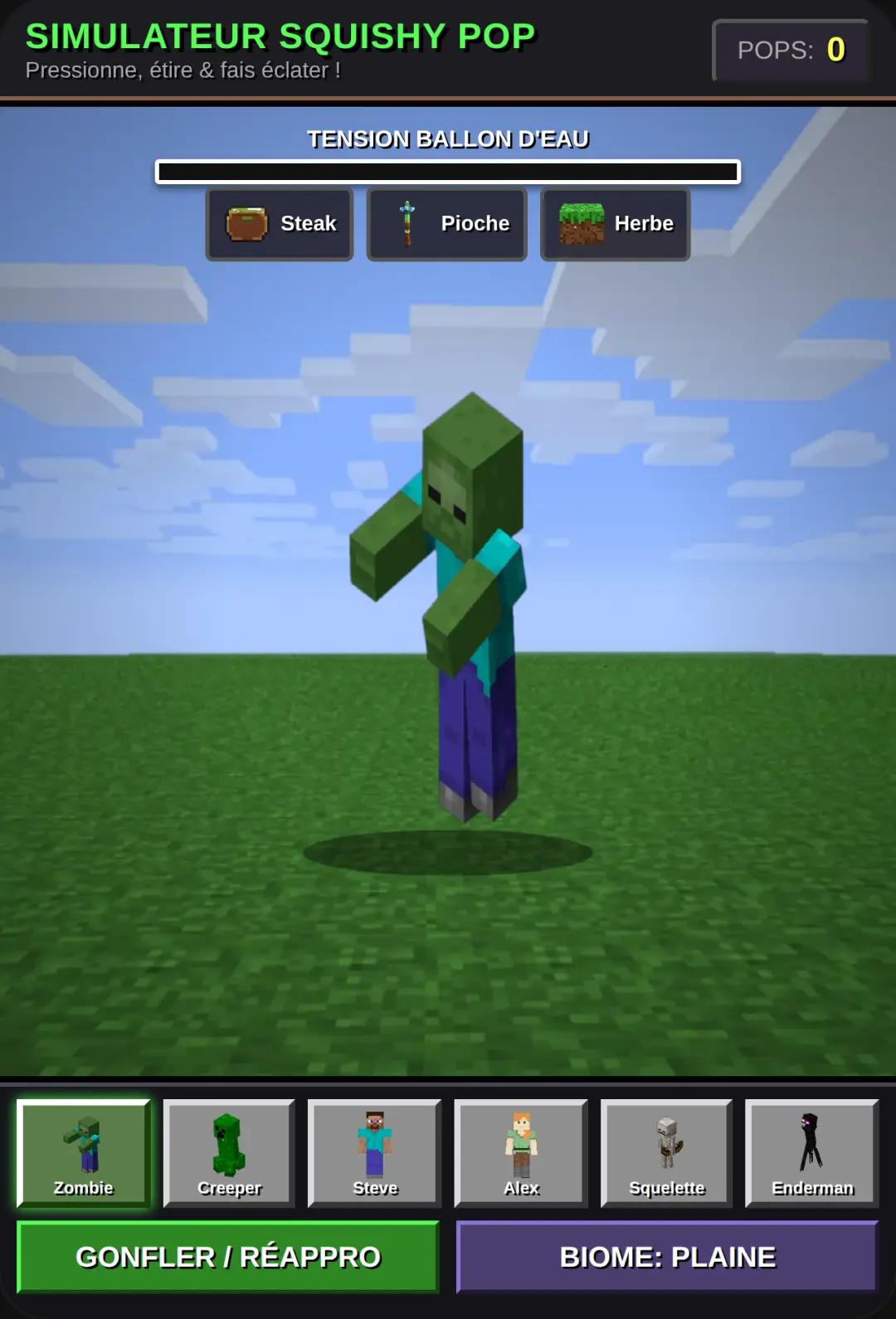 Minecraft Squishy Pop cover