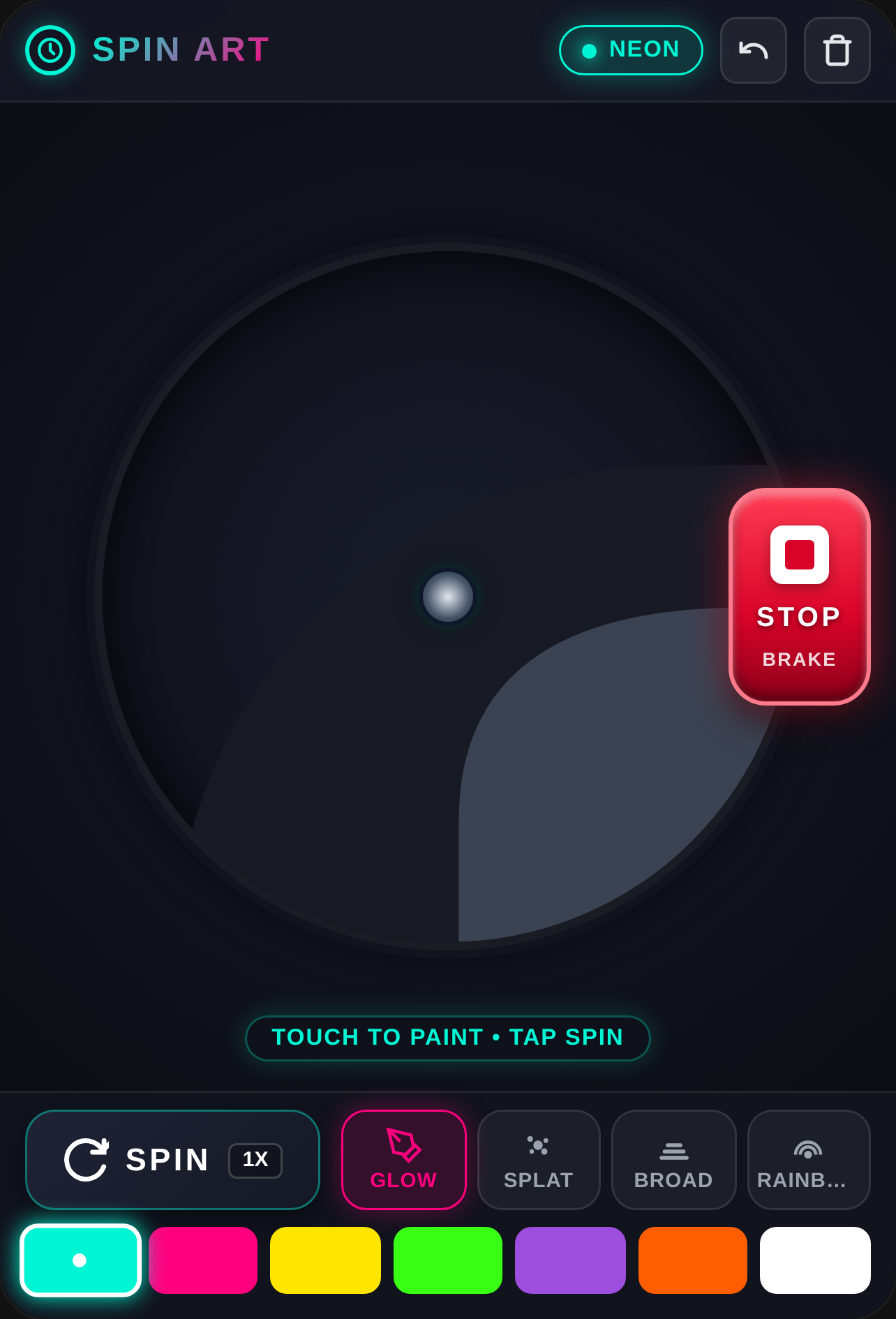 Spin art cover