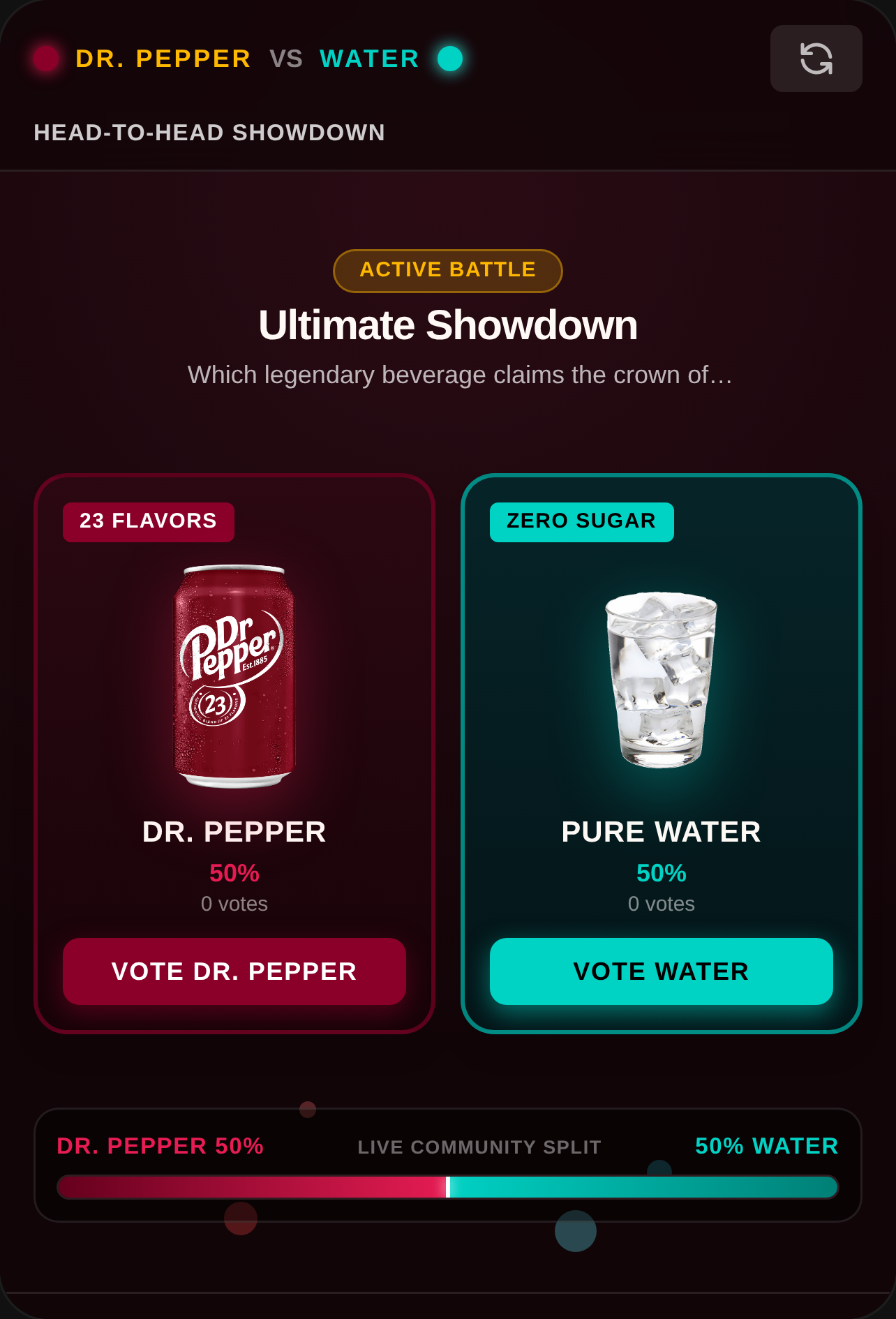 Dr. Pepper vs Water: Ultimate Showdown cover