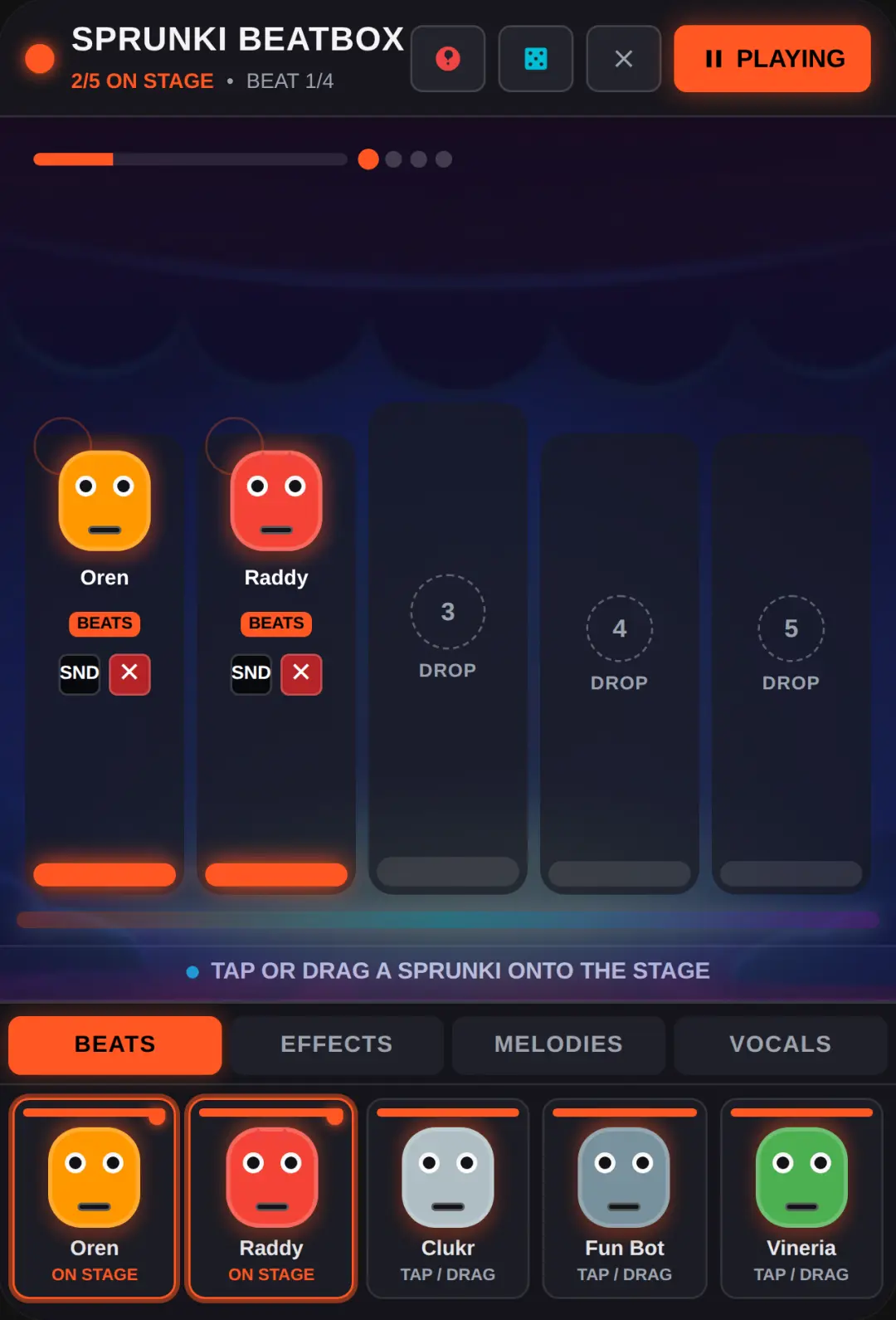 Sprunki Beatbox - Incredibox Music Mixer cover