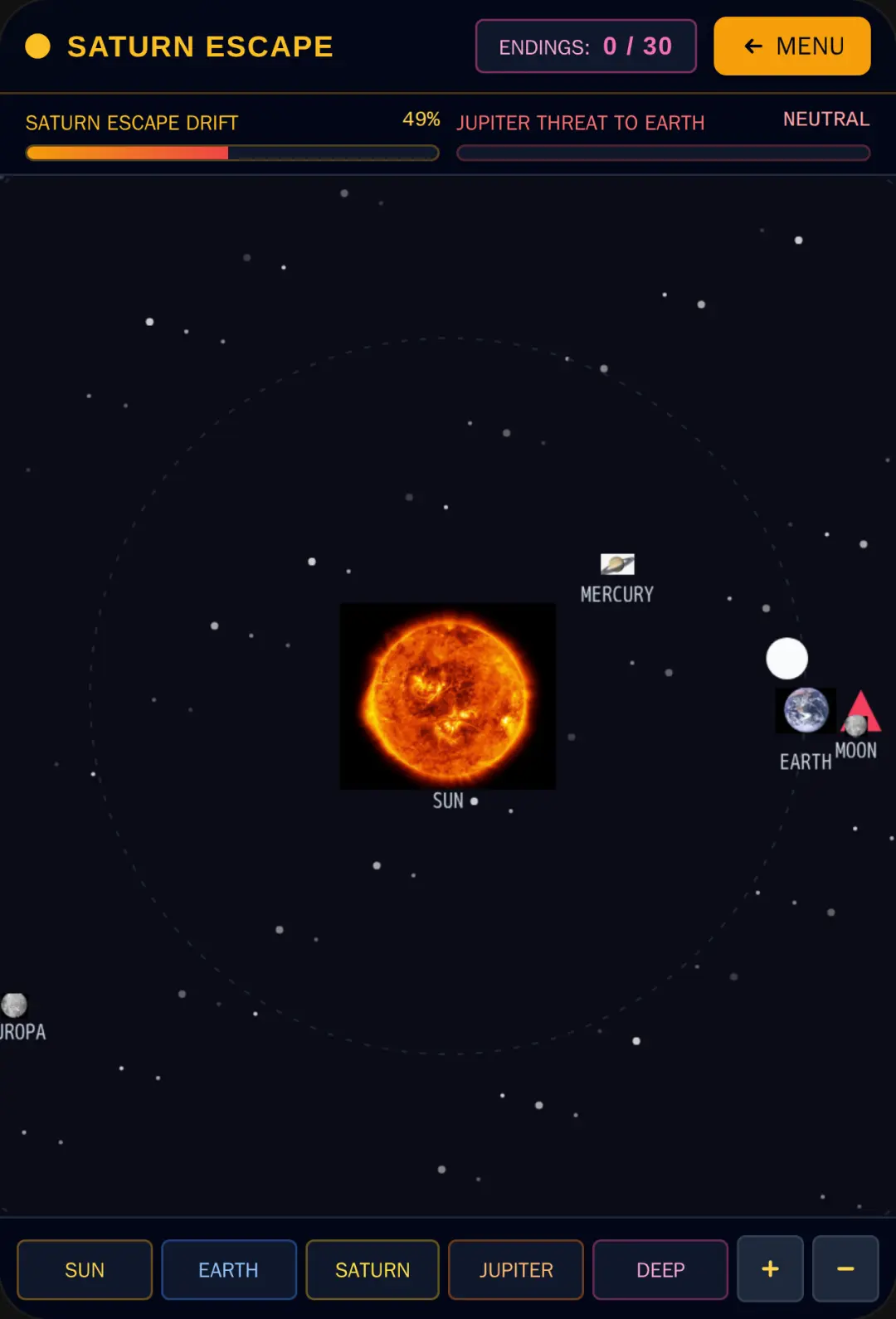 Saturn Escape: Solar System Chaos cover