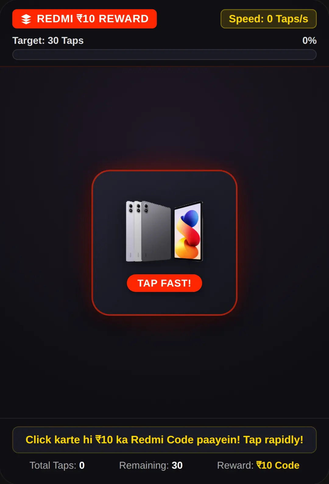 Redeem ₹10 Code Tap & Win cover