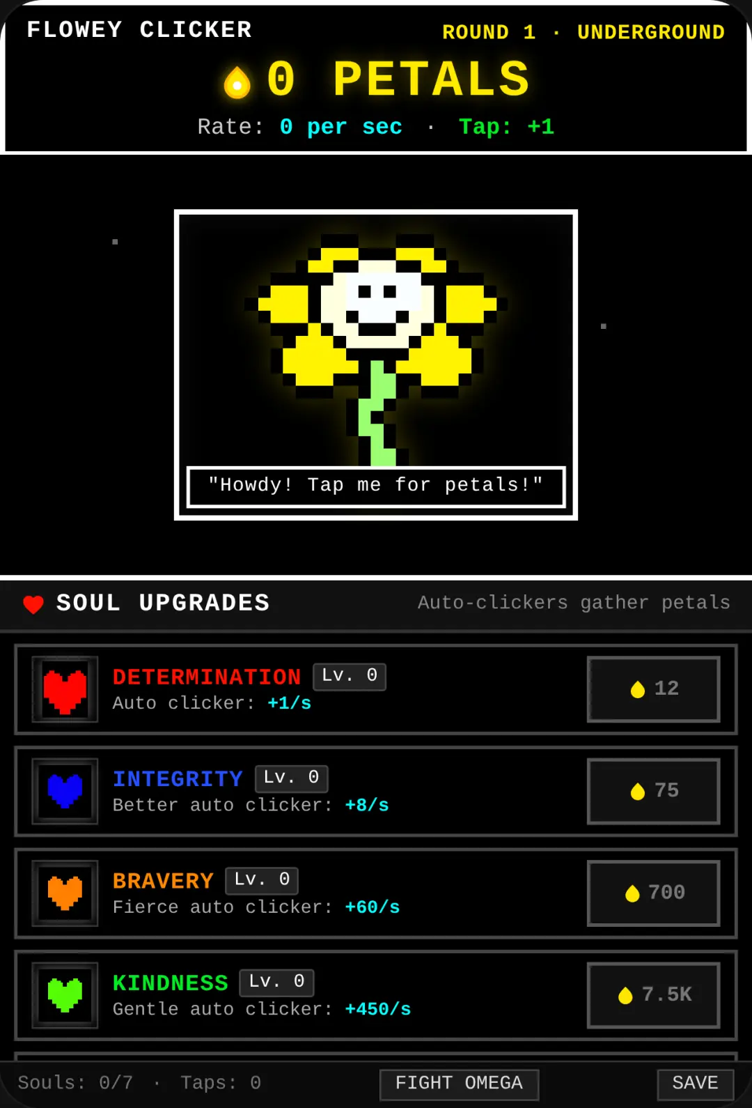 Flowey's Petal Clicker cover