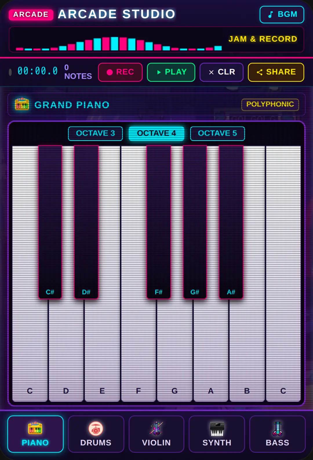 Arcade Music Studio cover