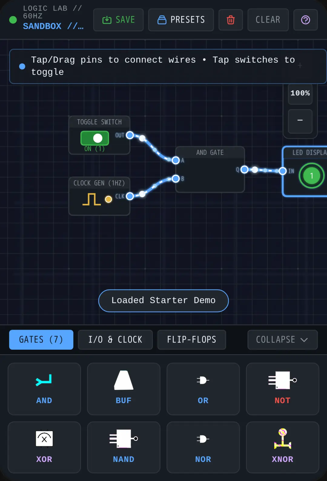 Logic Gate Circuit Sandbox cover
