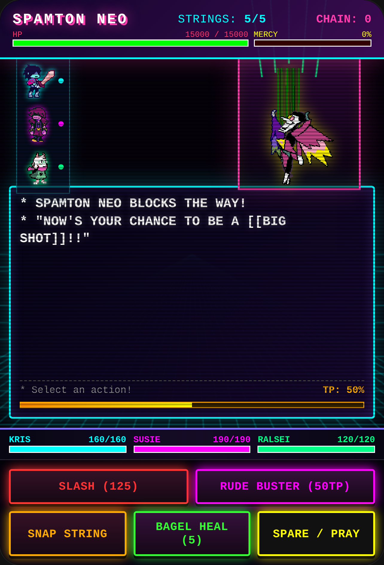 Deltarune - Spamton NEO Battle cover