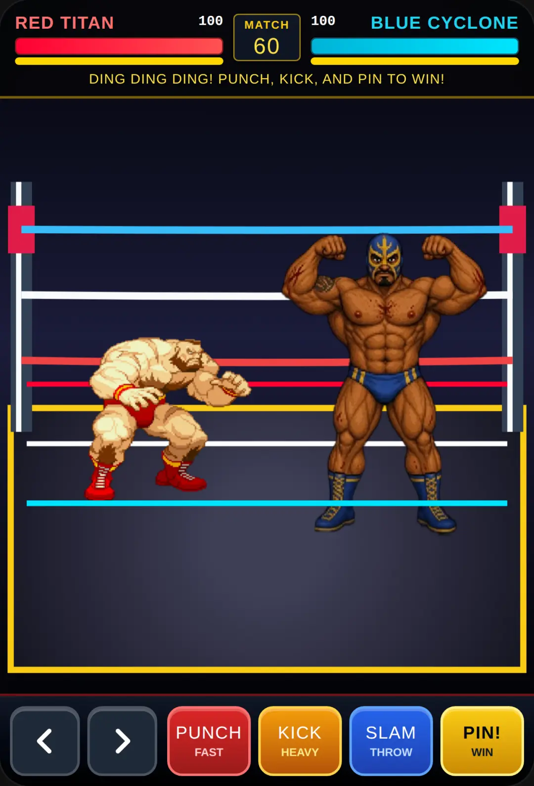 SlamMania 2D Wrestling cover